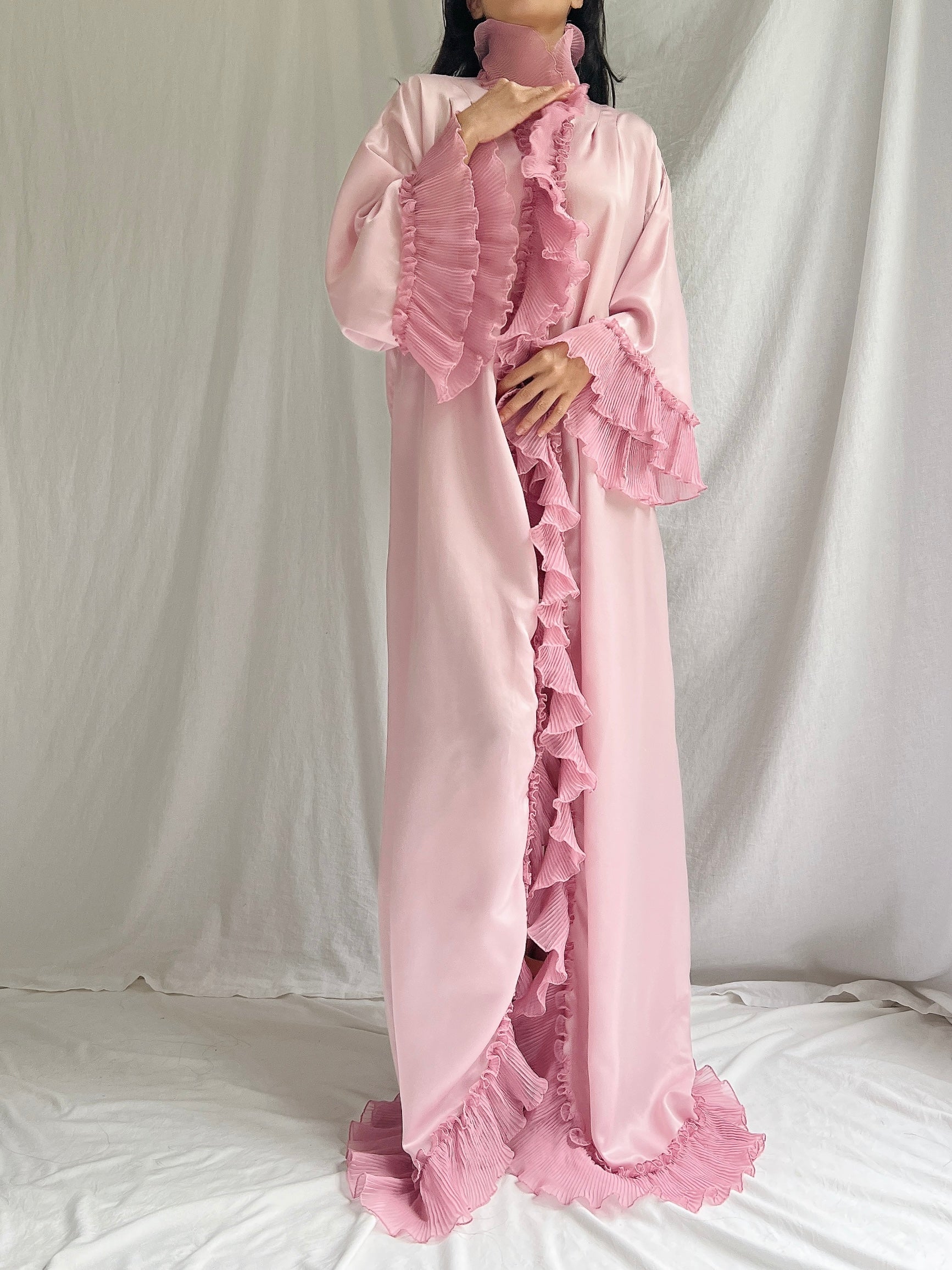 Vintage Lilac Mary McFadden Dressing Gown