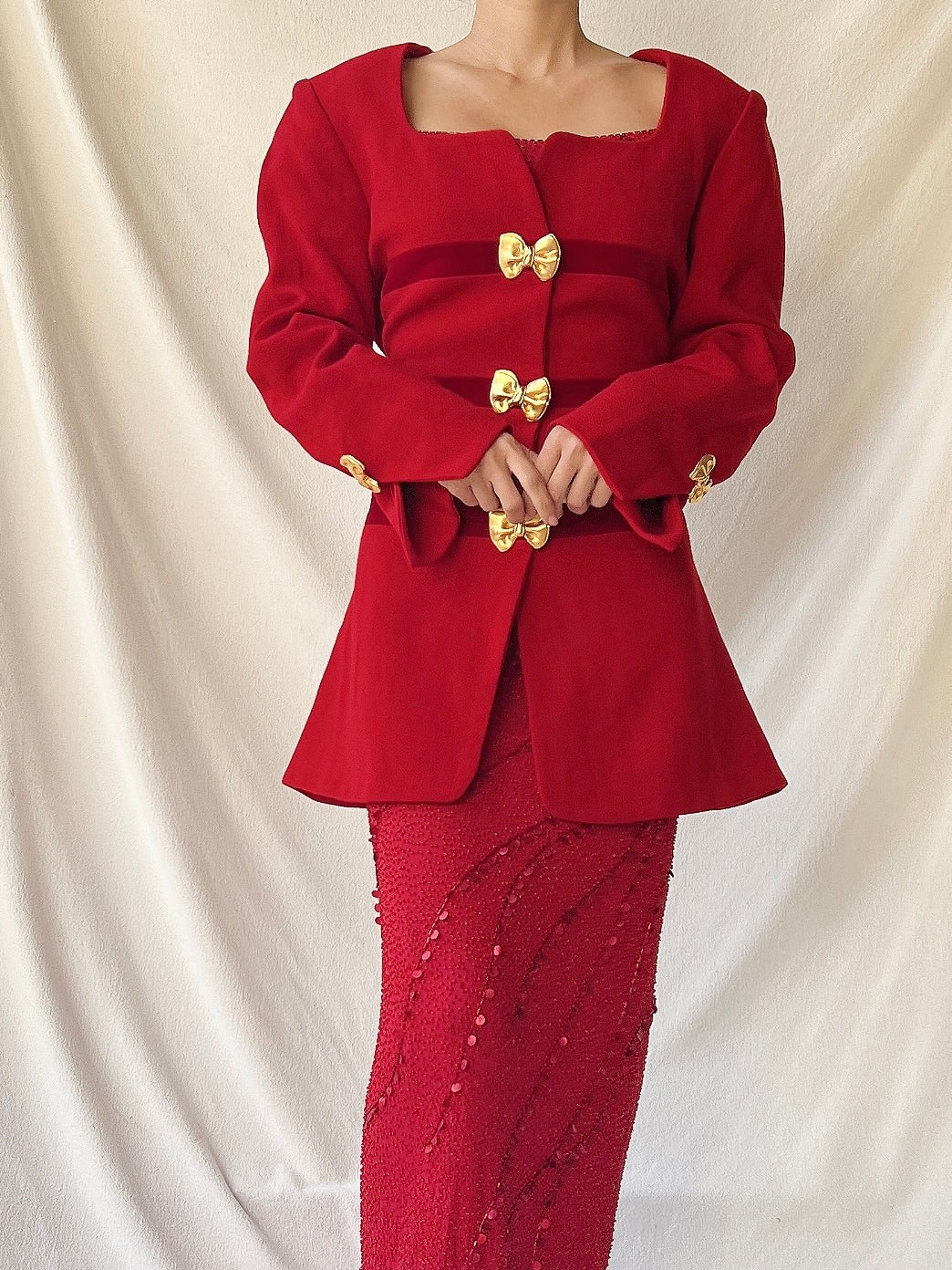 Vintage Nina Ricci Rayon Jacket - M
