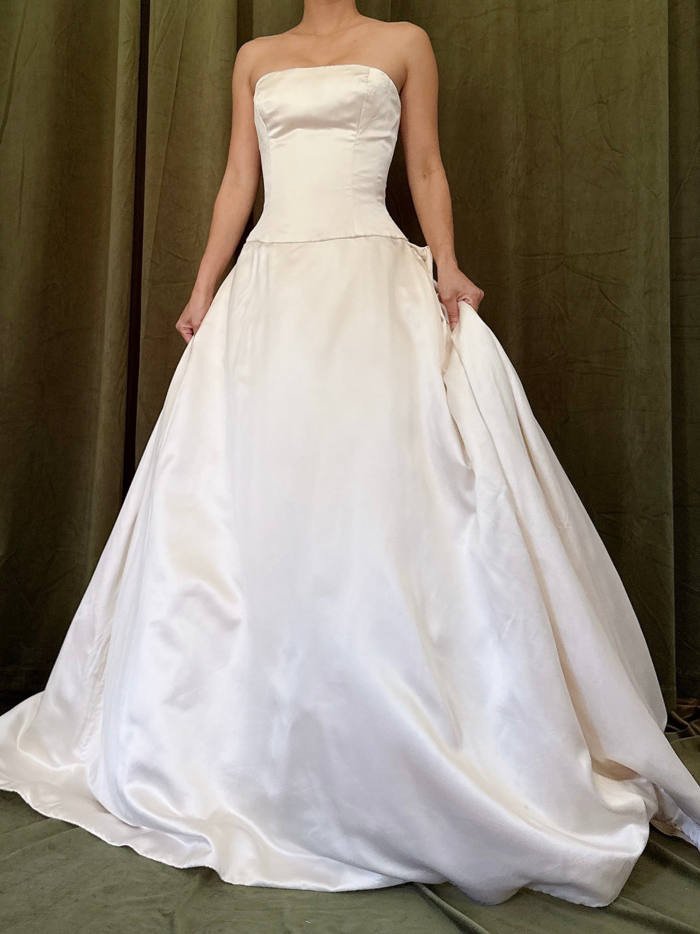1990s Reem Acra Silk/Satin Gown - M/8