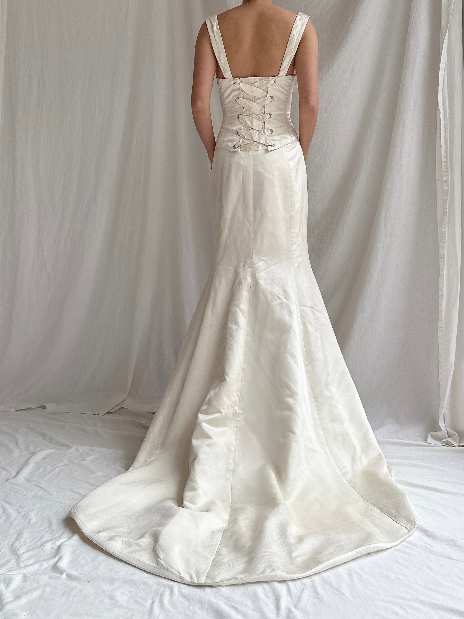 Vintage Wearkstatte Silk Charmeuse Gown - M/8