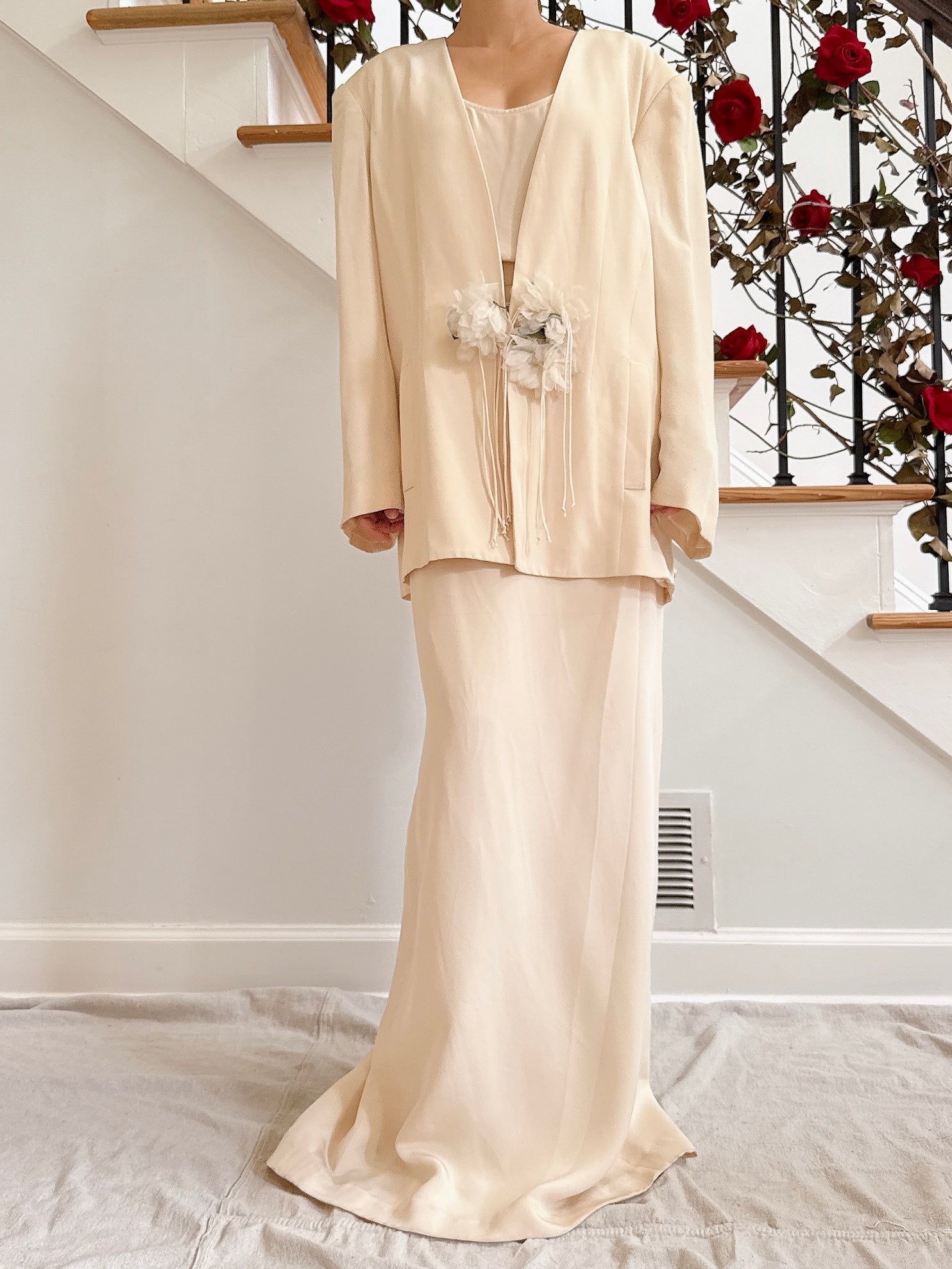 Vintage Magali Silk 3-Piece Set - Size US 8