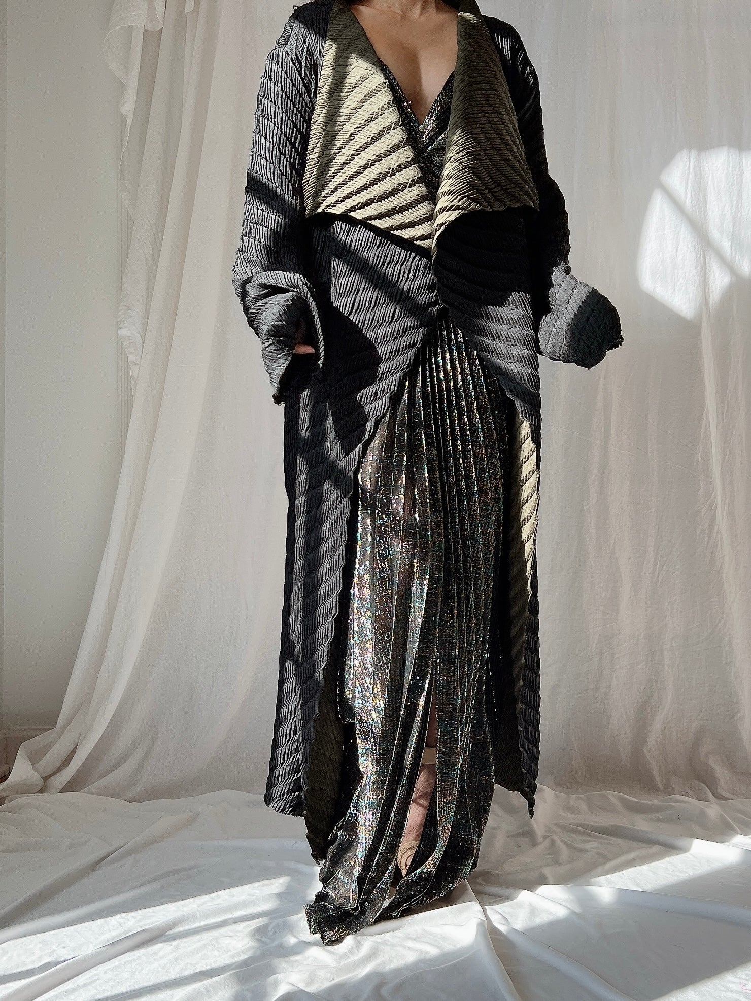 Vintage Mashiah Pleated Duster - OSFM
