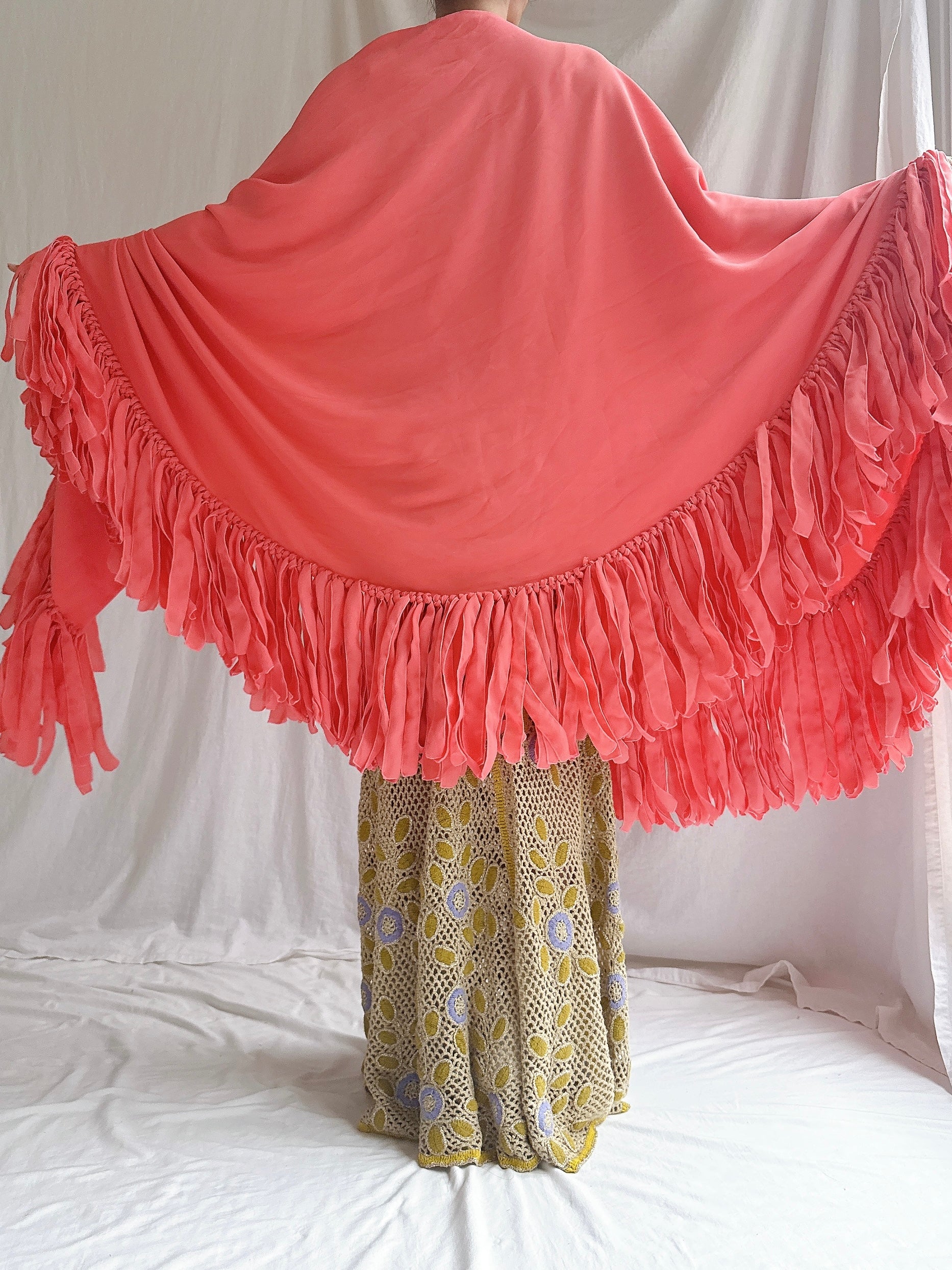 Vintage Chiffon Wrap - OSFM