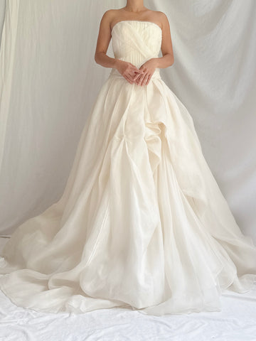 Vintage Vera Wang Silk Organza and Tulle Gown - XS/0