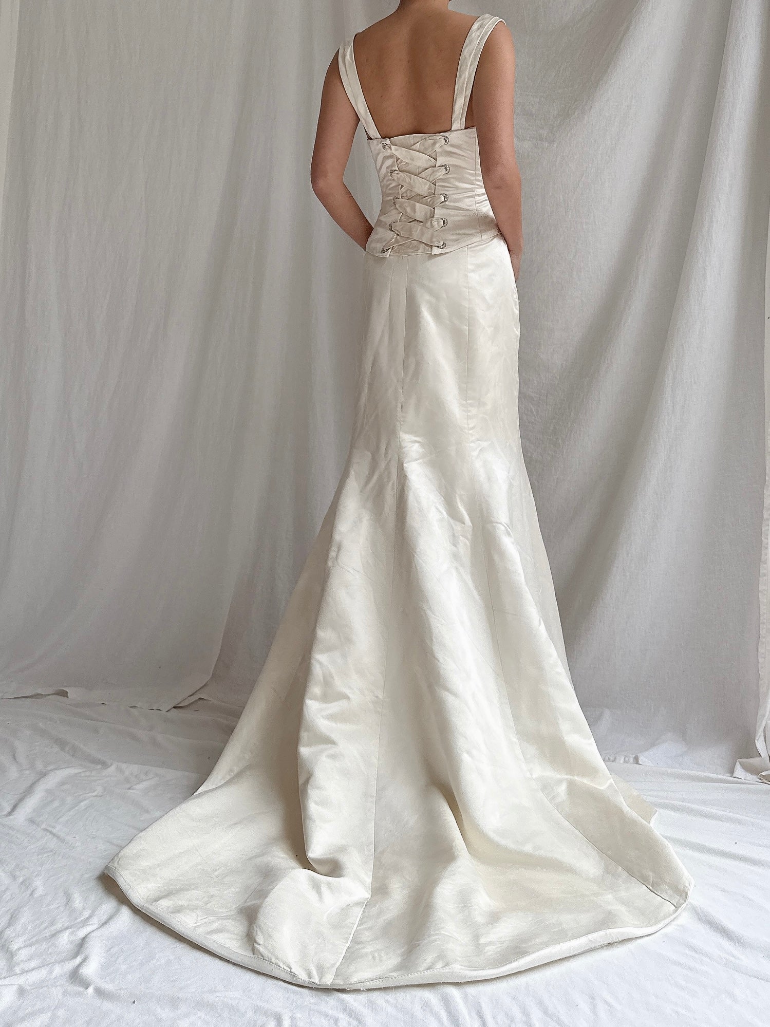 Vintage Wearkstatte Silk Charmeuse Gown - M/8