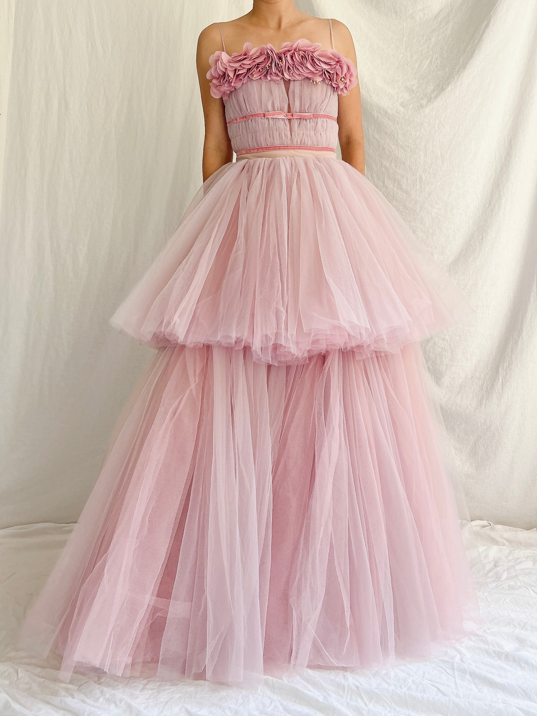 Lilac Tulle Layered Dress - 0/2