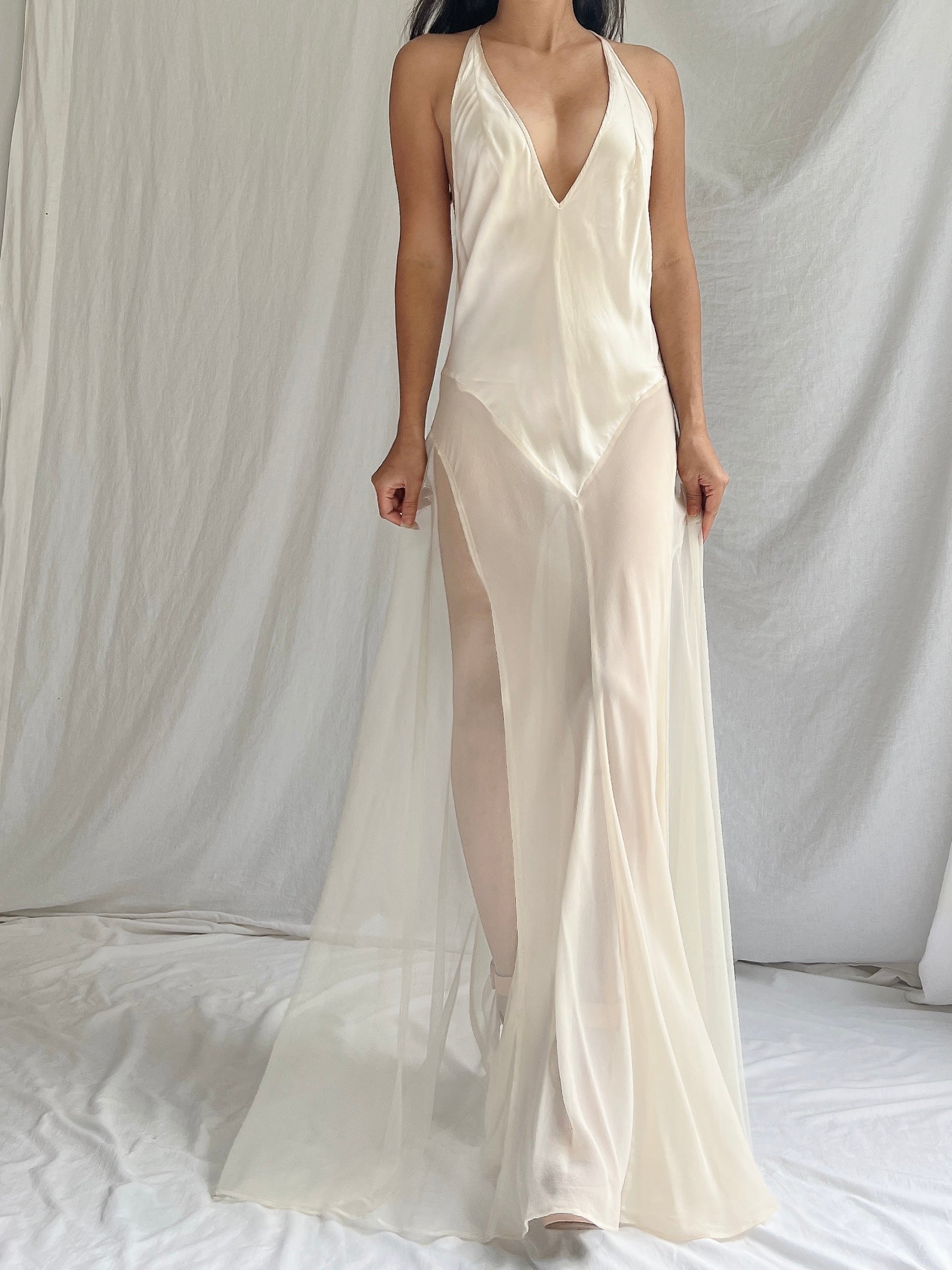 Vintage VS Silk Slip Dress - M