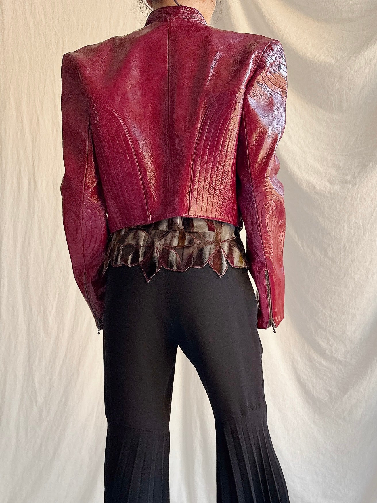 Vintage Sophie Sitbon Paris Leather Jacket - S