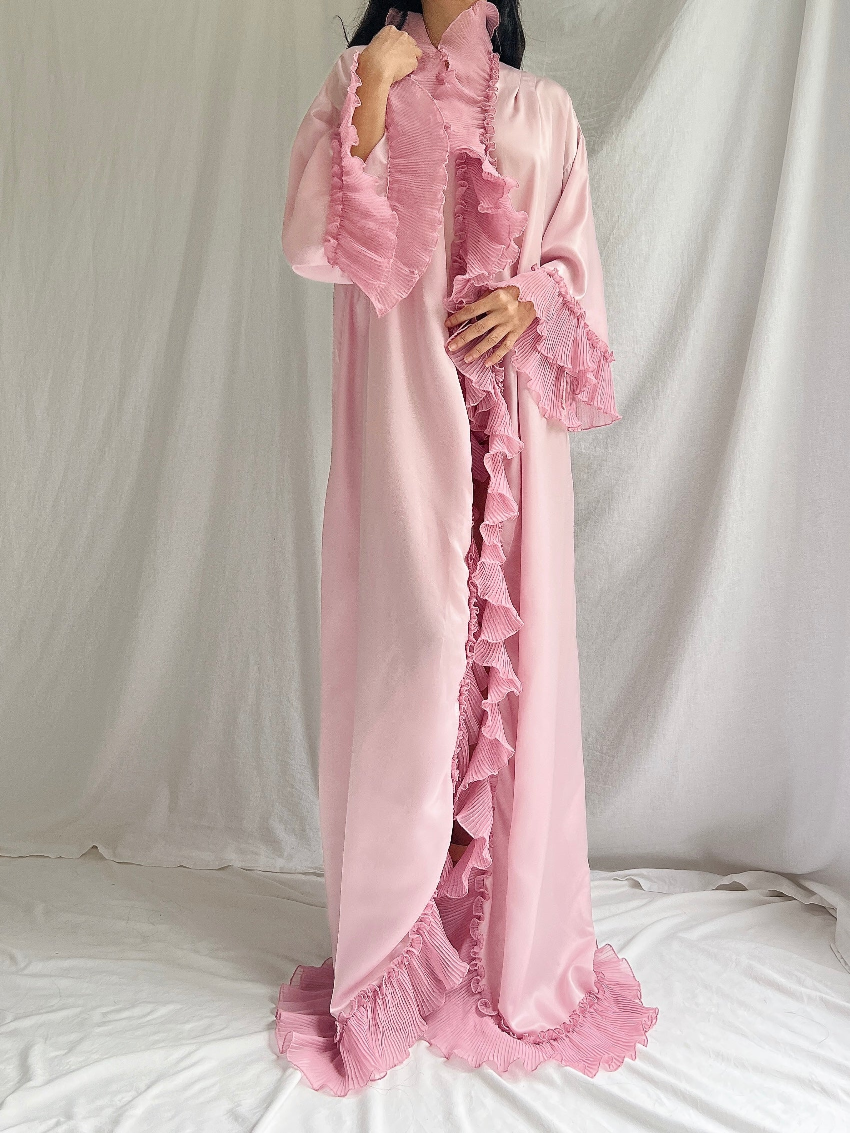 Vintage Lilac Mary McFadden Dressing Gown