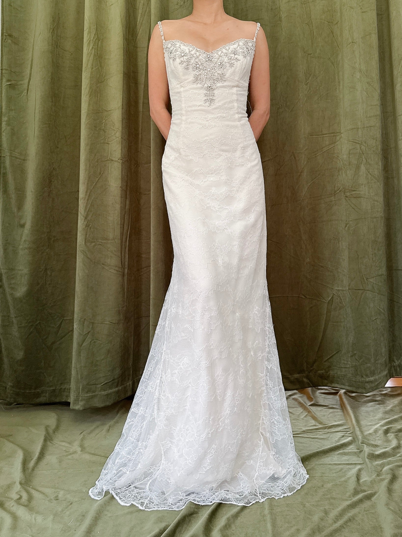 Vintage Liancarlo Couture Silk Lace Gown - Size 10
