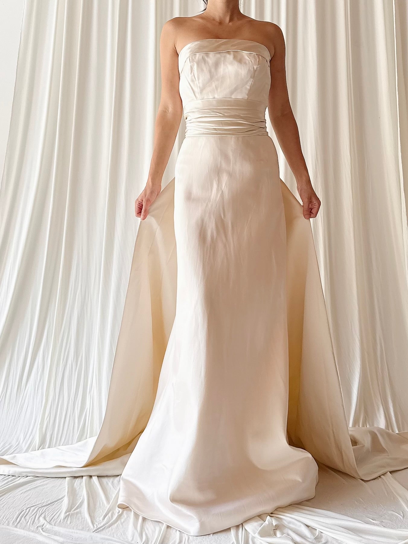 Vintage Priscilla Boston Strapless Gown - 0/XXS