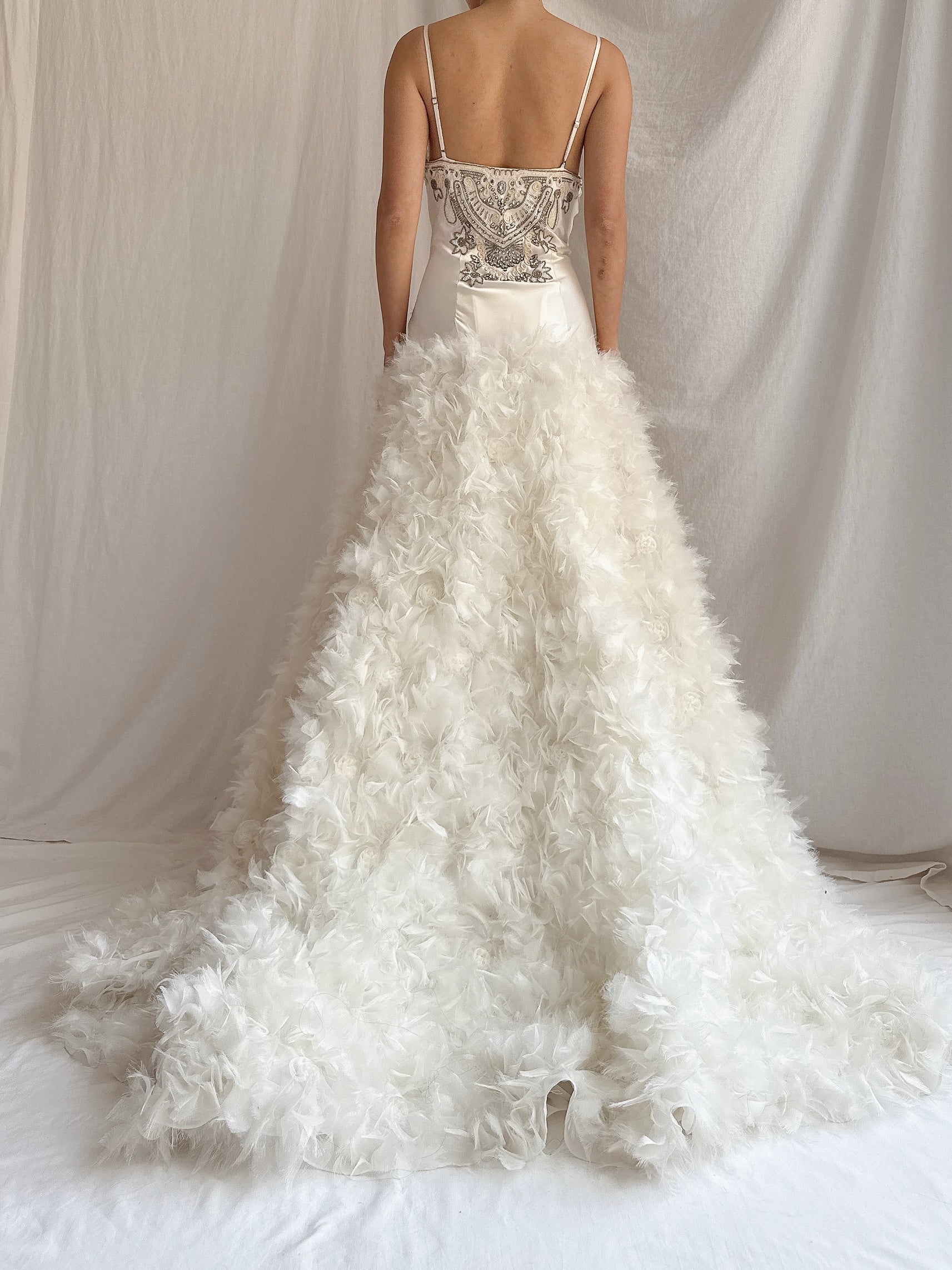 Vintage Sue Wong Ruffled Gown - M/8