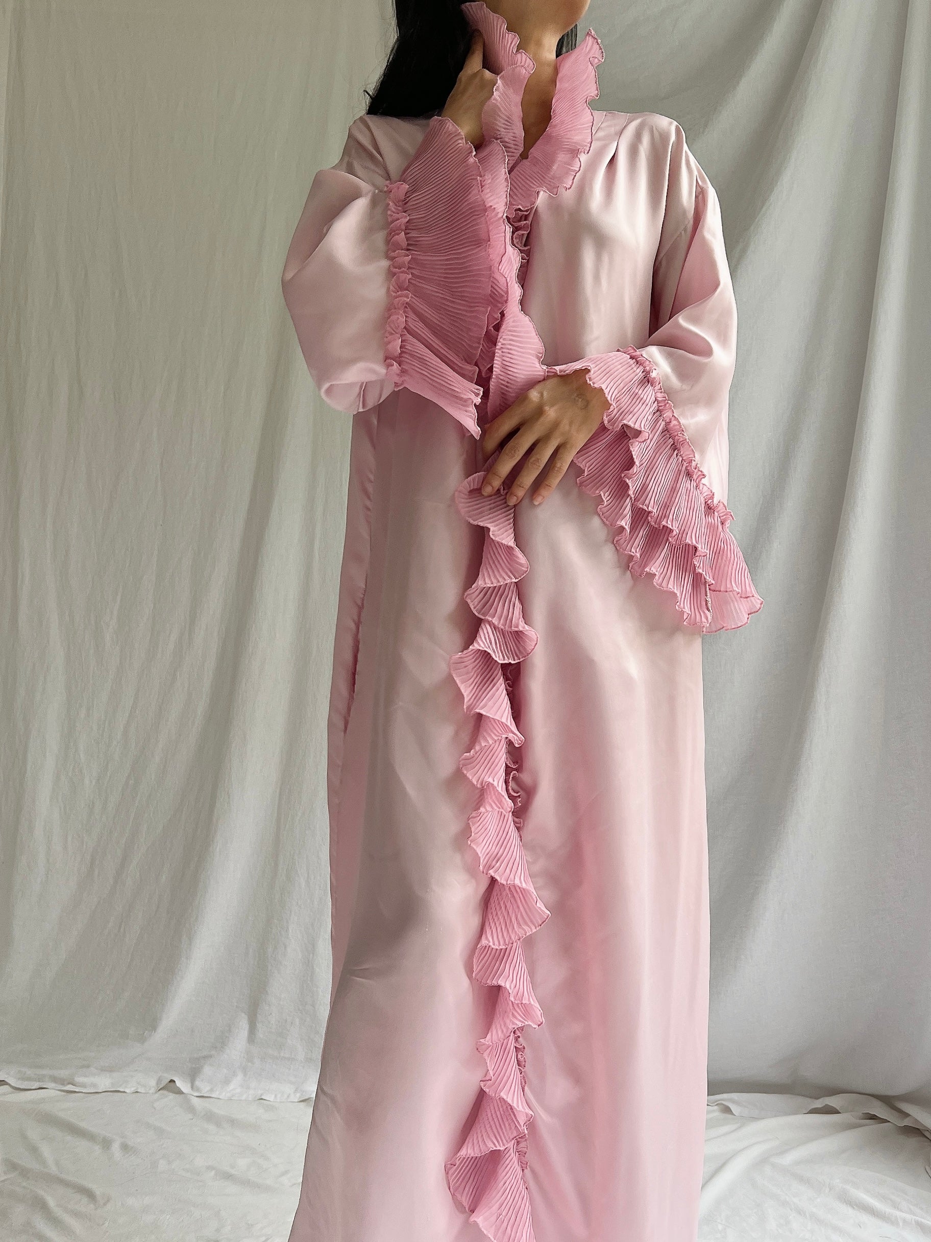 Vintage Lilac Mary McFadden Dressing Gown