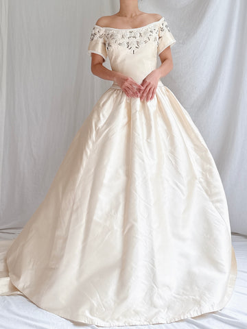 Vintage Richard Glassgow Silk Gown - S/6