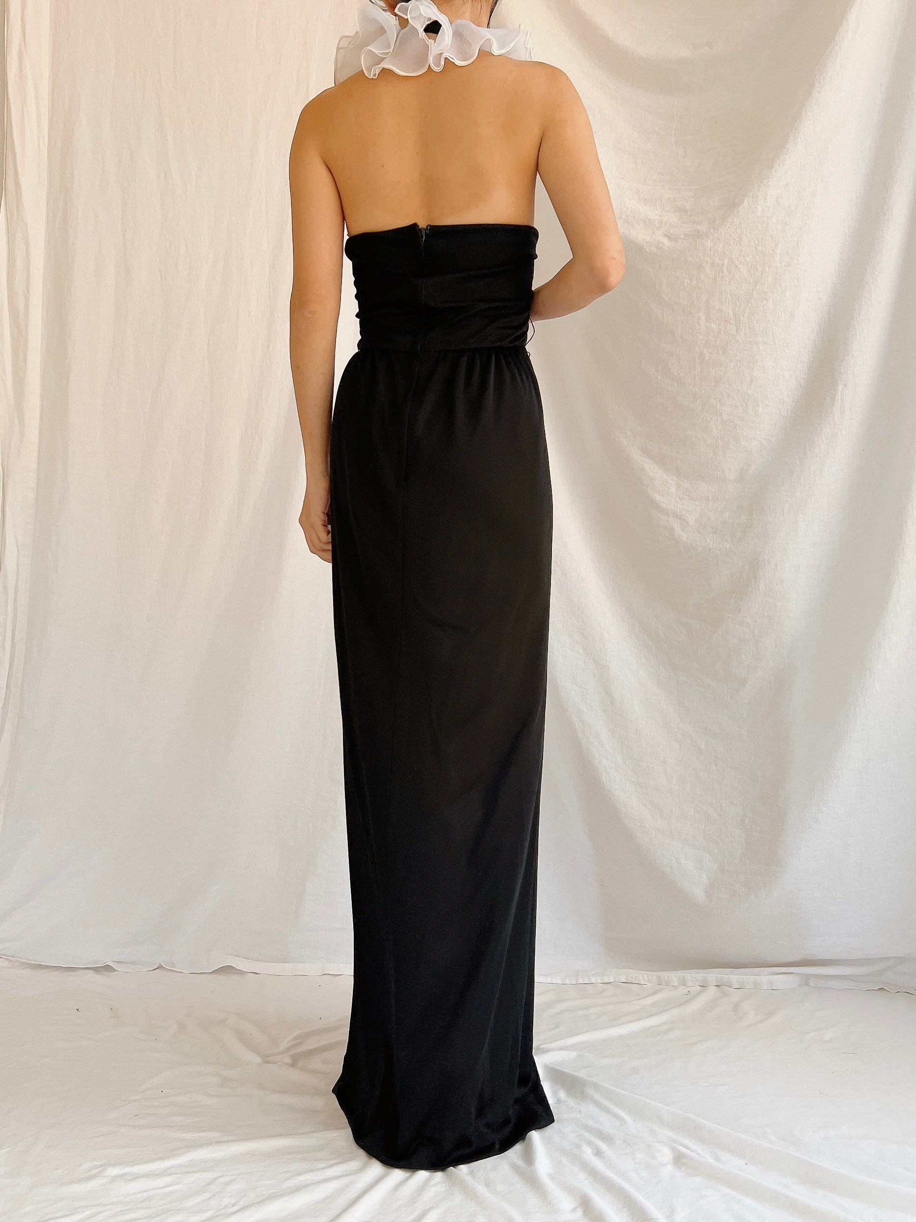 Vintage Victor Costa Jersey Dress - M