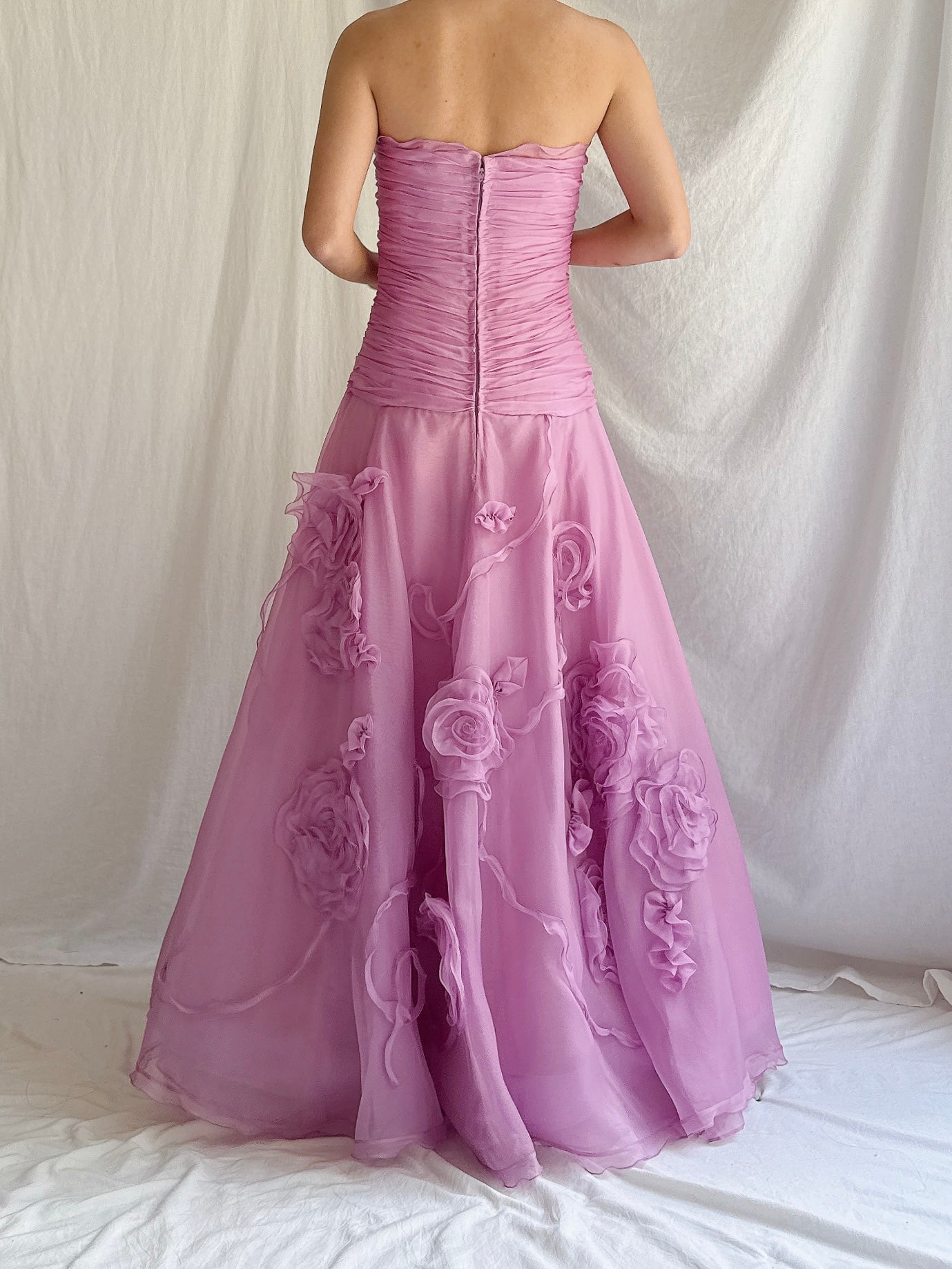 1990s Bellville Sassoon Silk Organza Dress - M/UK 12/14