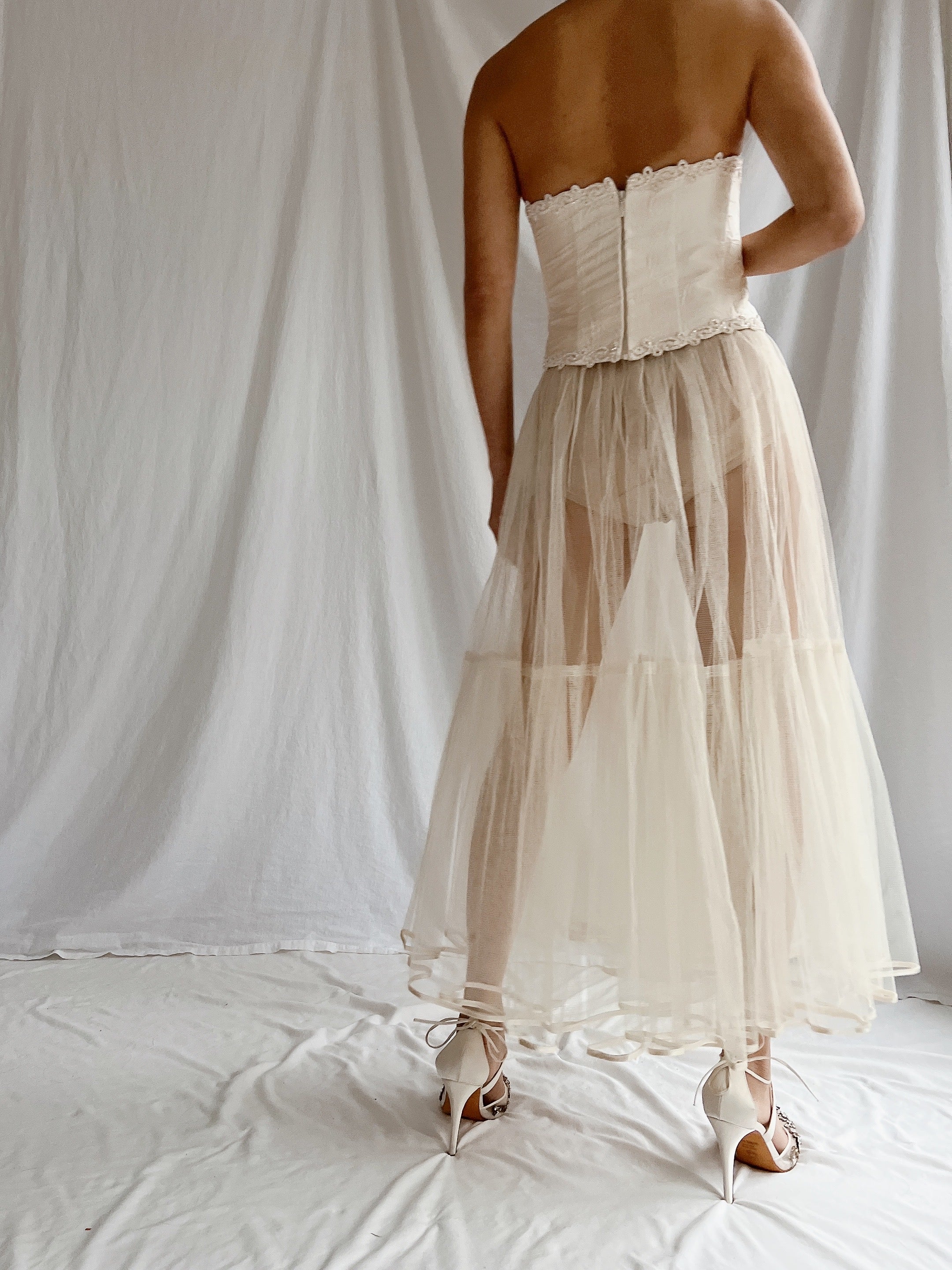 Vintage Tulle Skirt - S-M