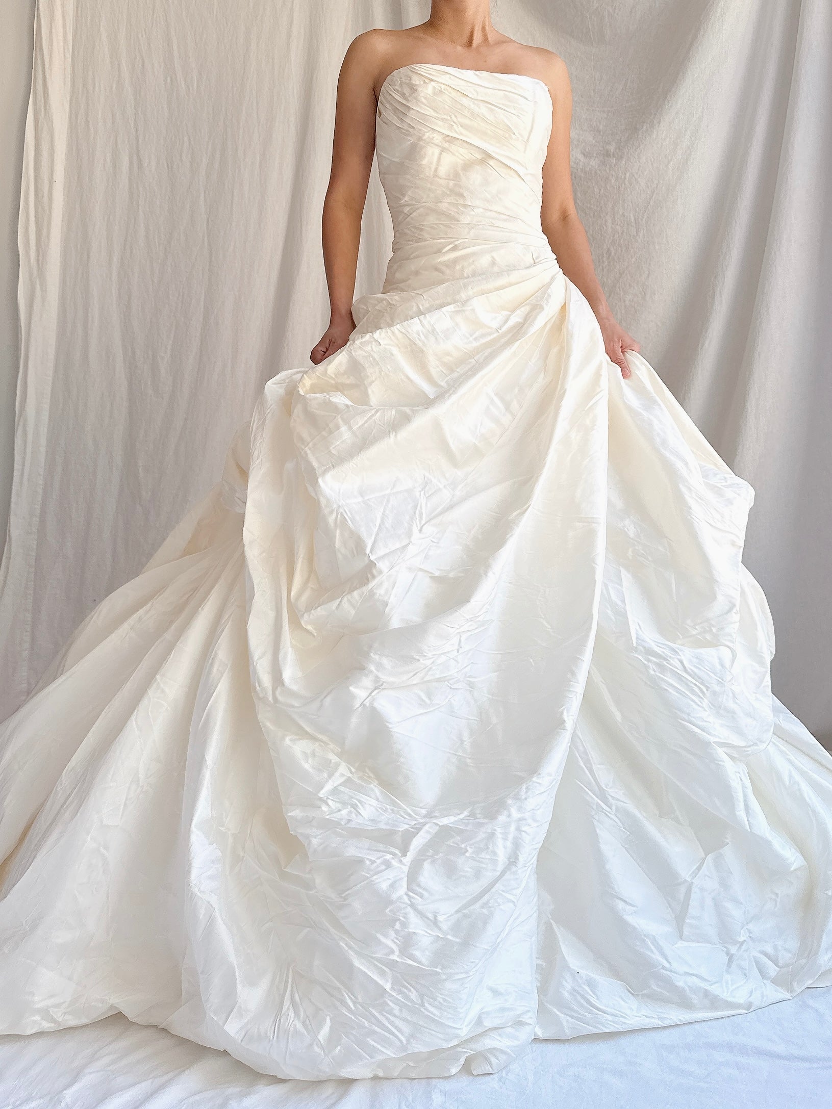 Vintage Enzoani Silk Draped Gown - M/8