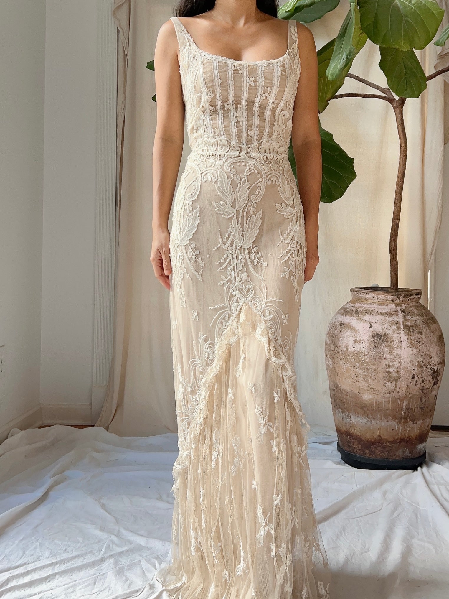 Vintage Badgely Mishka Lace Dress - S
