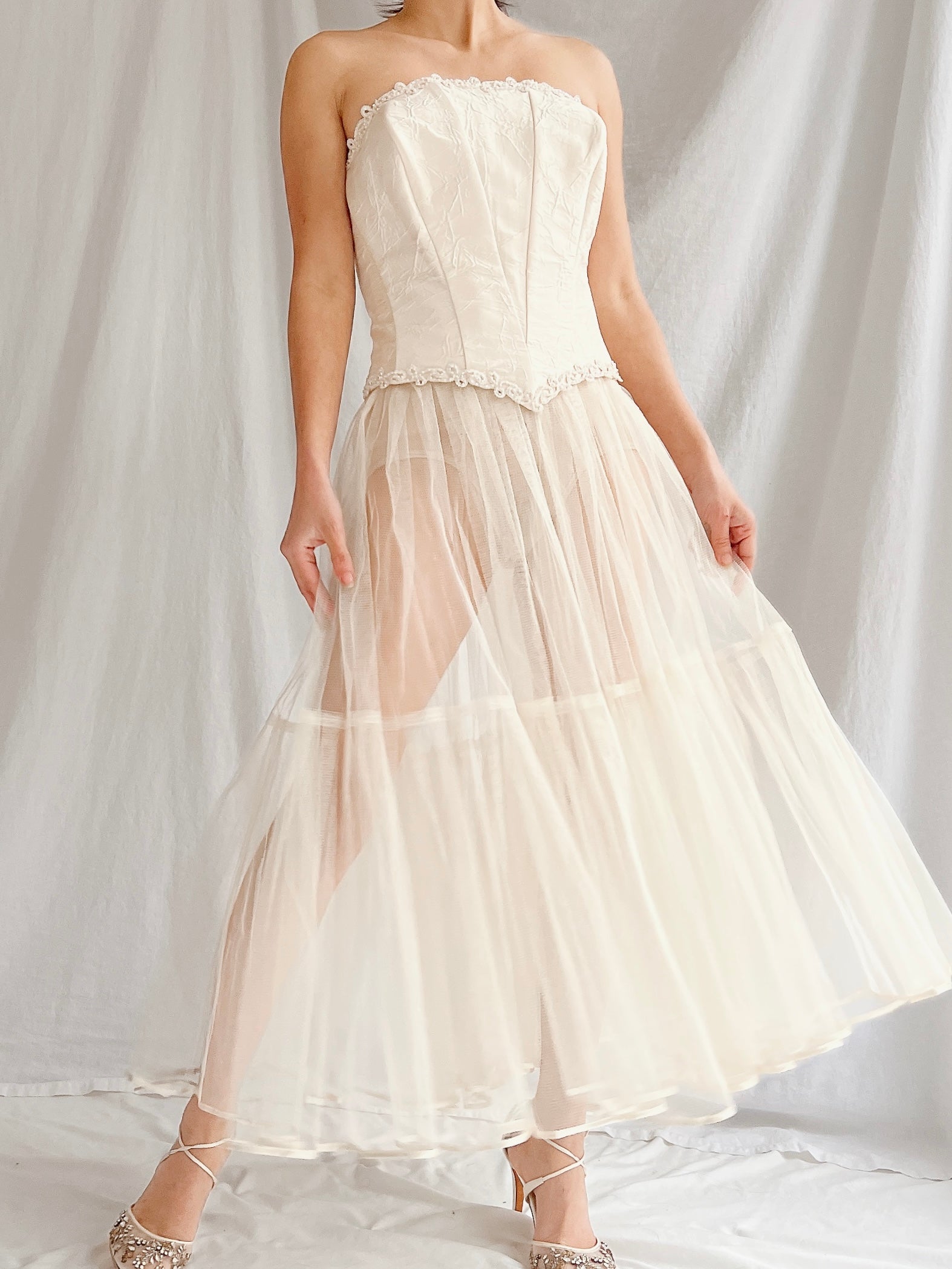 Vintage Tulle Skirt - S-M