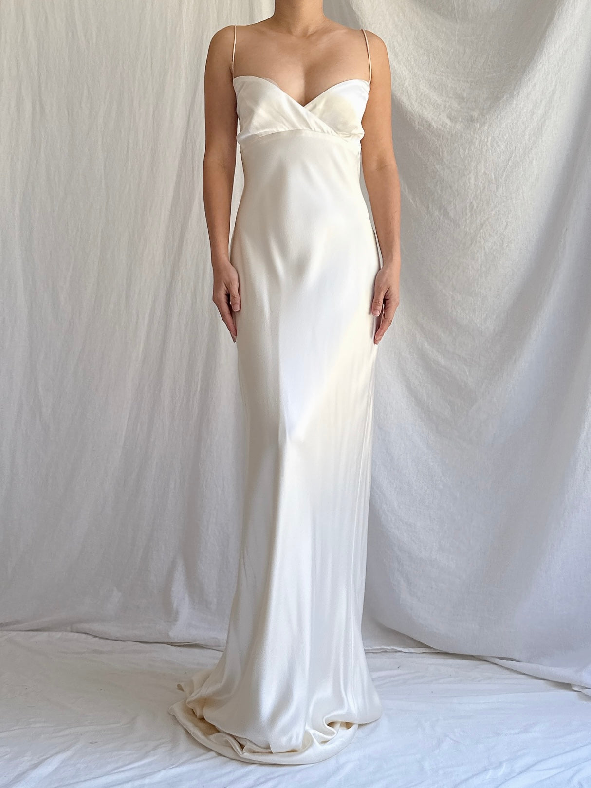 Vintage Monique Silk Bliss Bias Slip Gown - S-L
