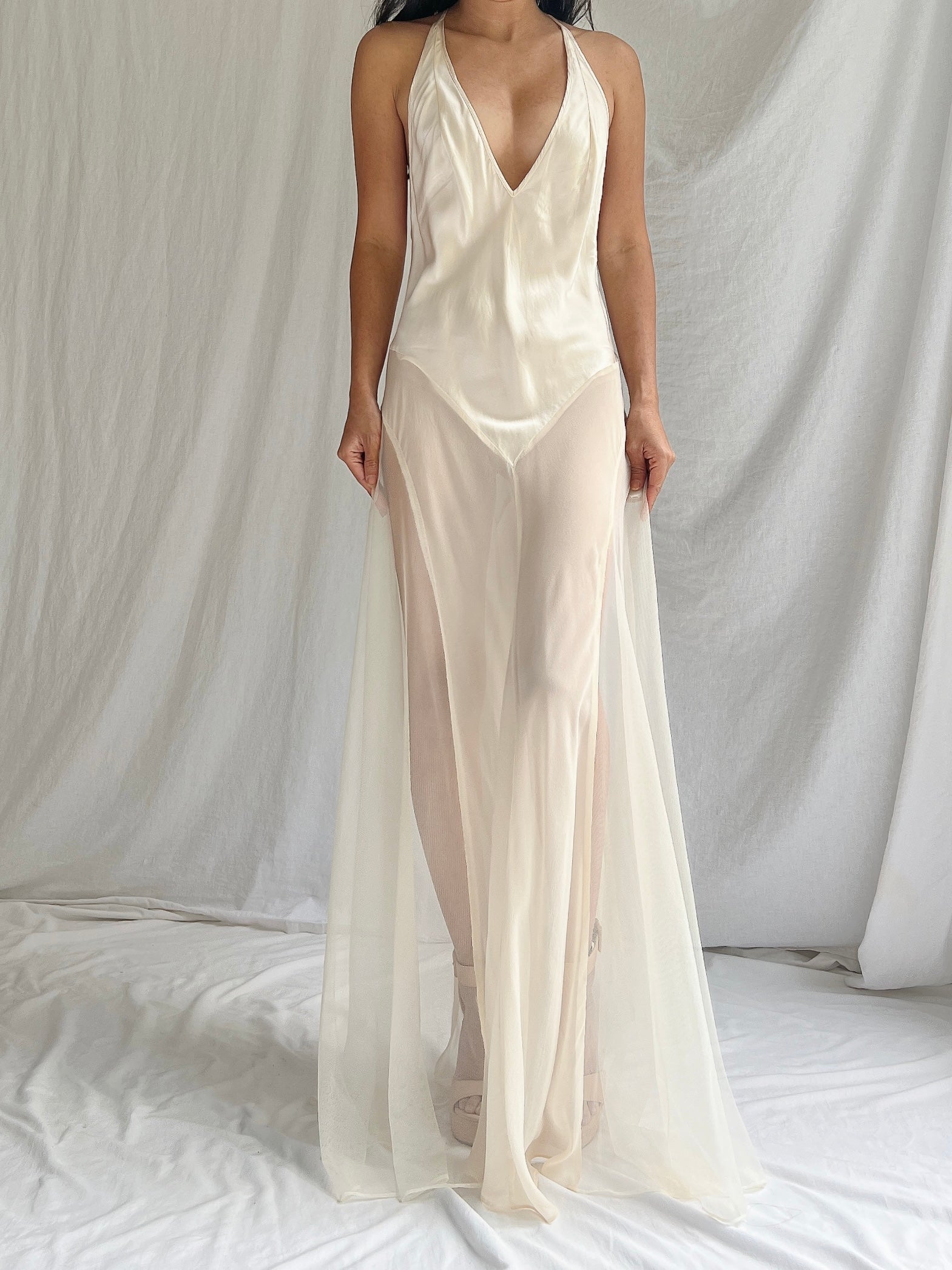 Vintage VS Silk Slip Dress - M