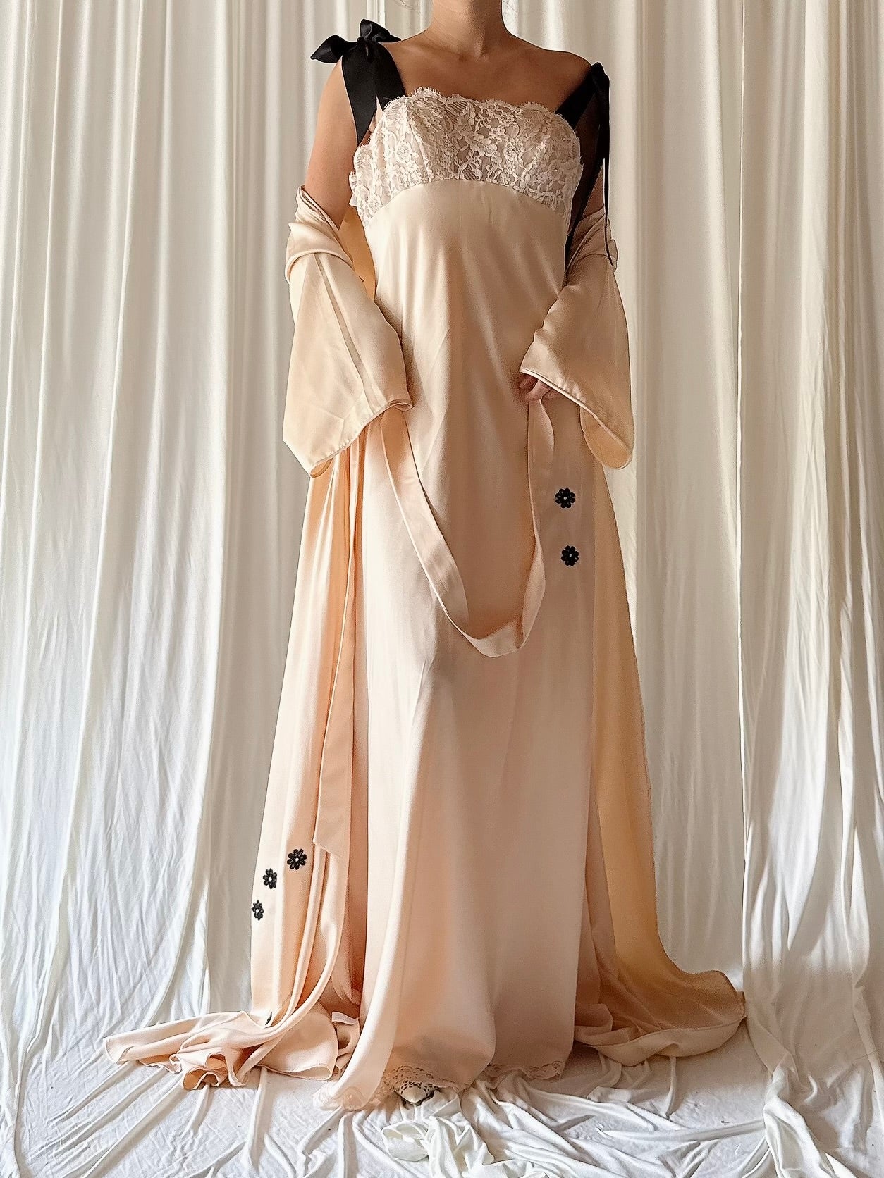 Vintage 2-Piece Robe Set - Size M