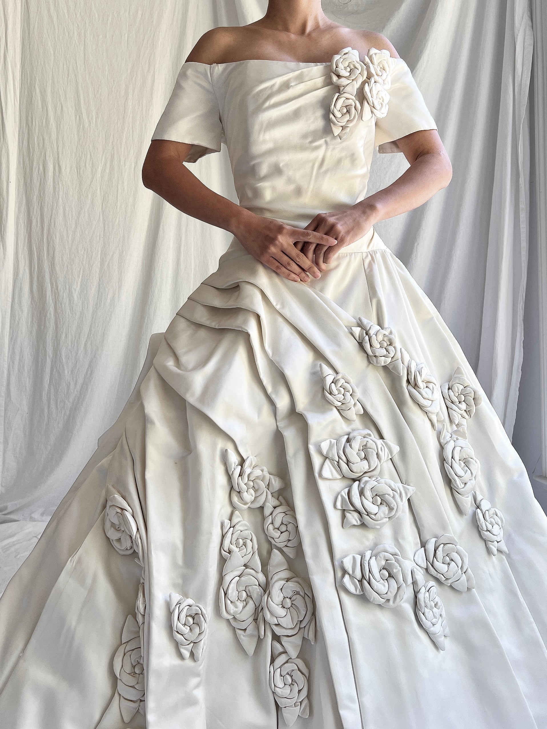 Vintage Scaasi Silk Gown - M/8