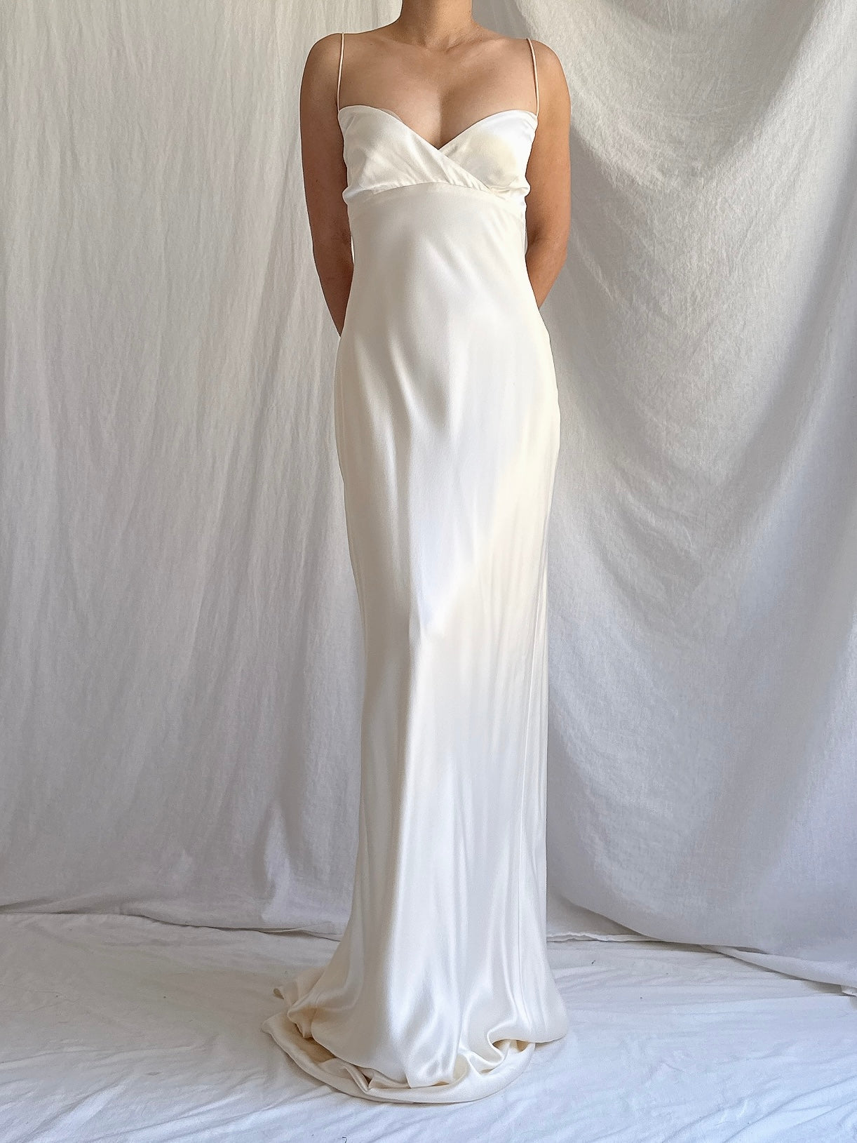 Vintage Monique Silk Bliss Bias Slip Gown - S-L