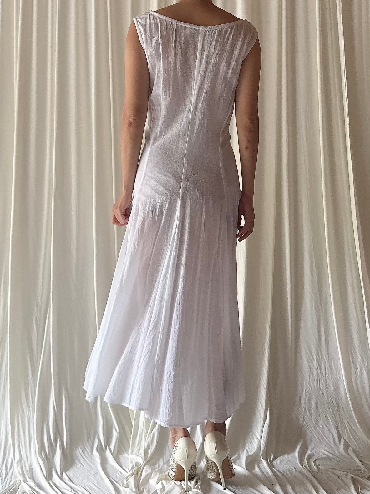 Vintage Annett Rostel Linen Dress with Jacket- FR 44
