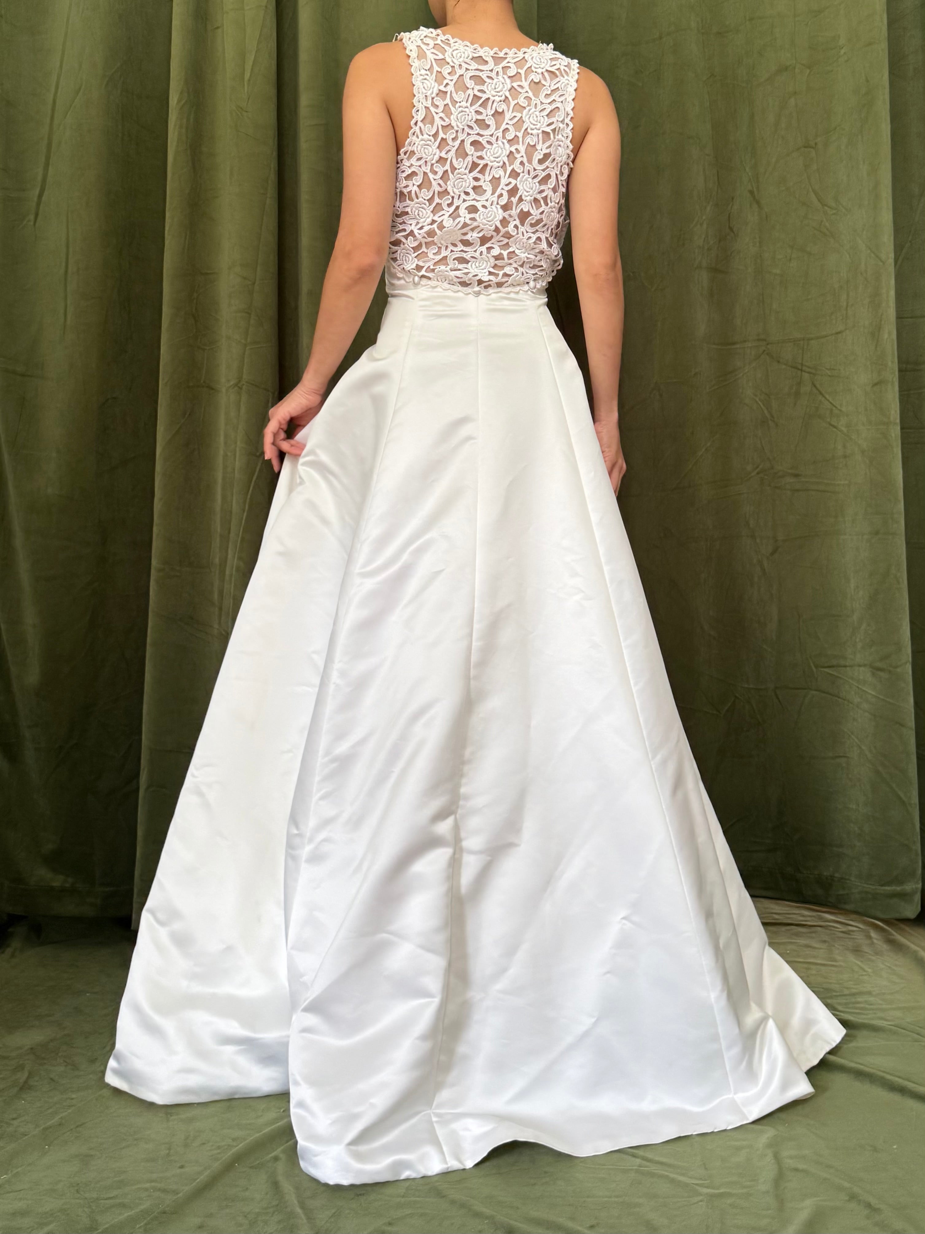 Vintage Jim Hjelm Satin Dress - S/6