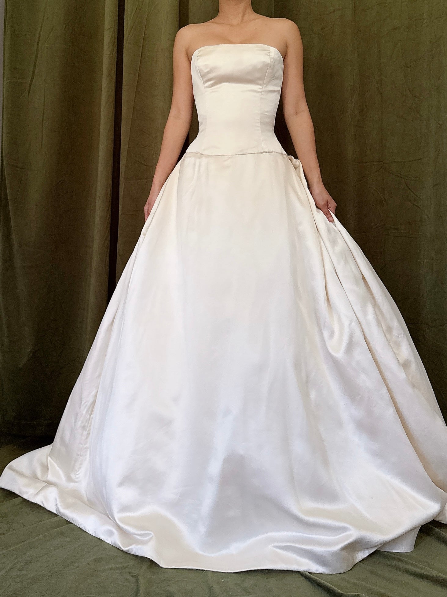 1990s Reem Acra Silk/Satin Gown - M/8