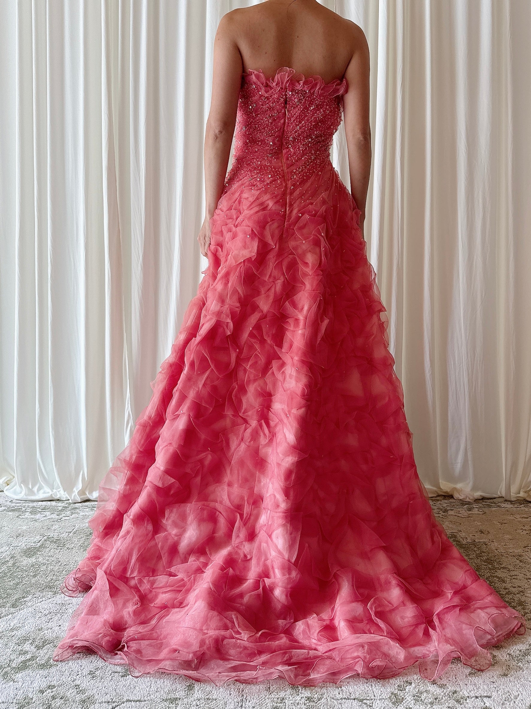 Vintage YSA Makino Sherbet Gown - Size 6