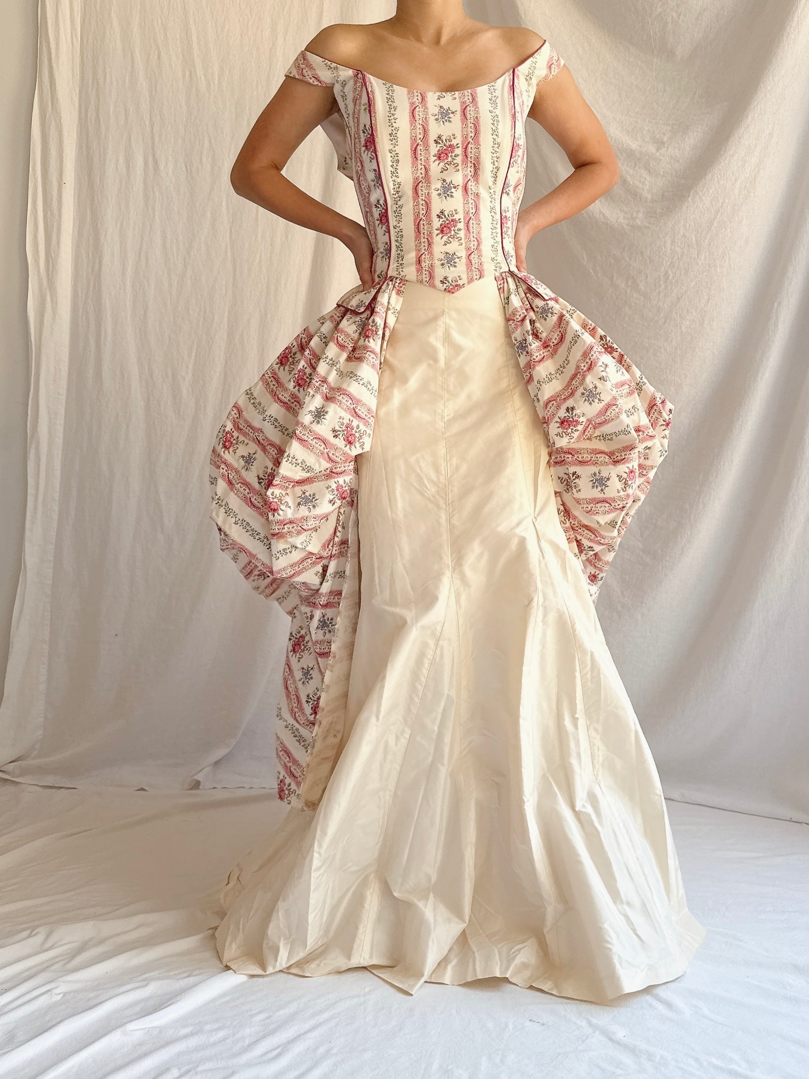 Vintage 3-Piece Cotton/Silk Set - M