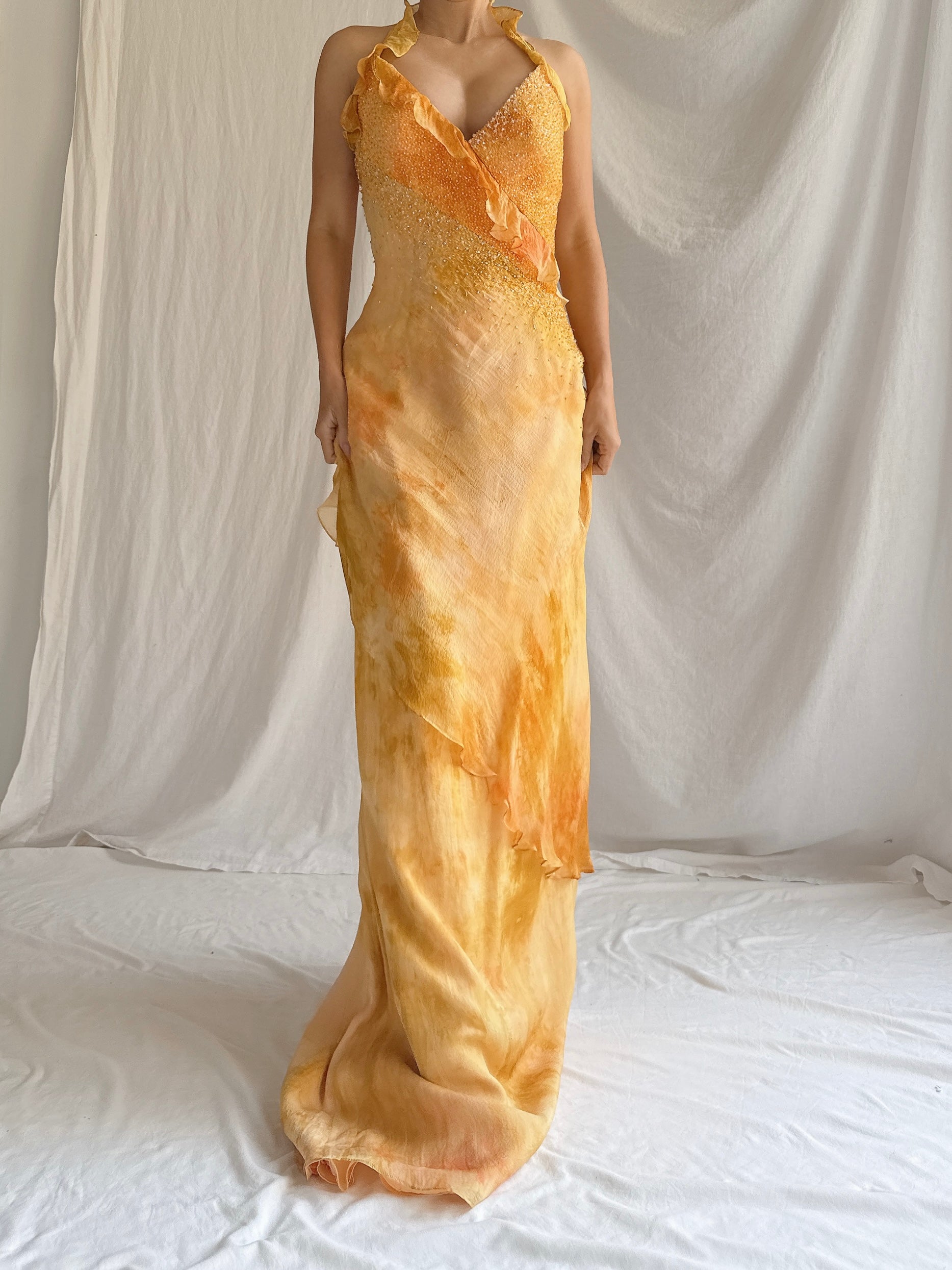 Vintage Silk YSA Makino Gown - S/M