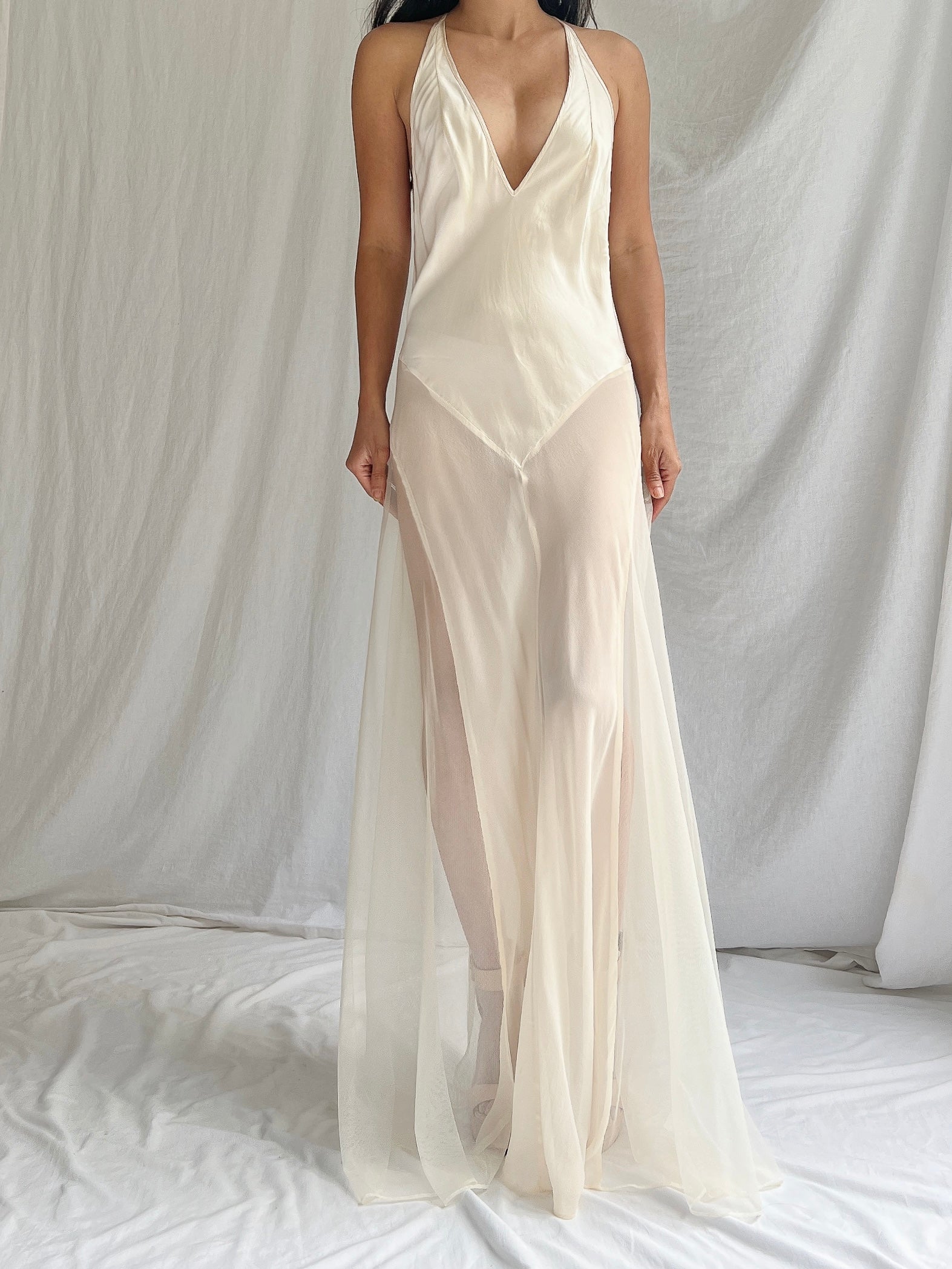 Vintage VS Silk Slip Dress - M
