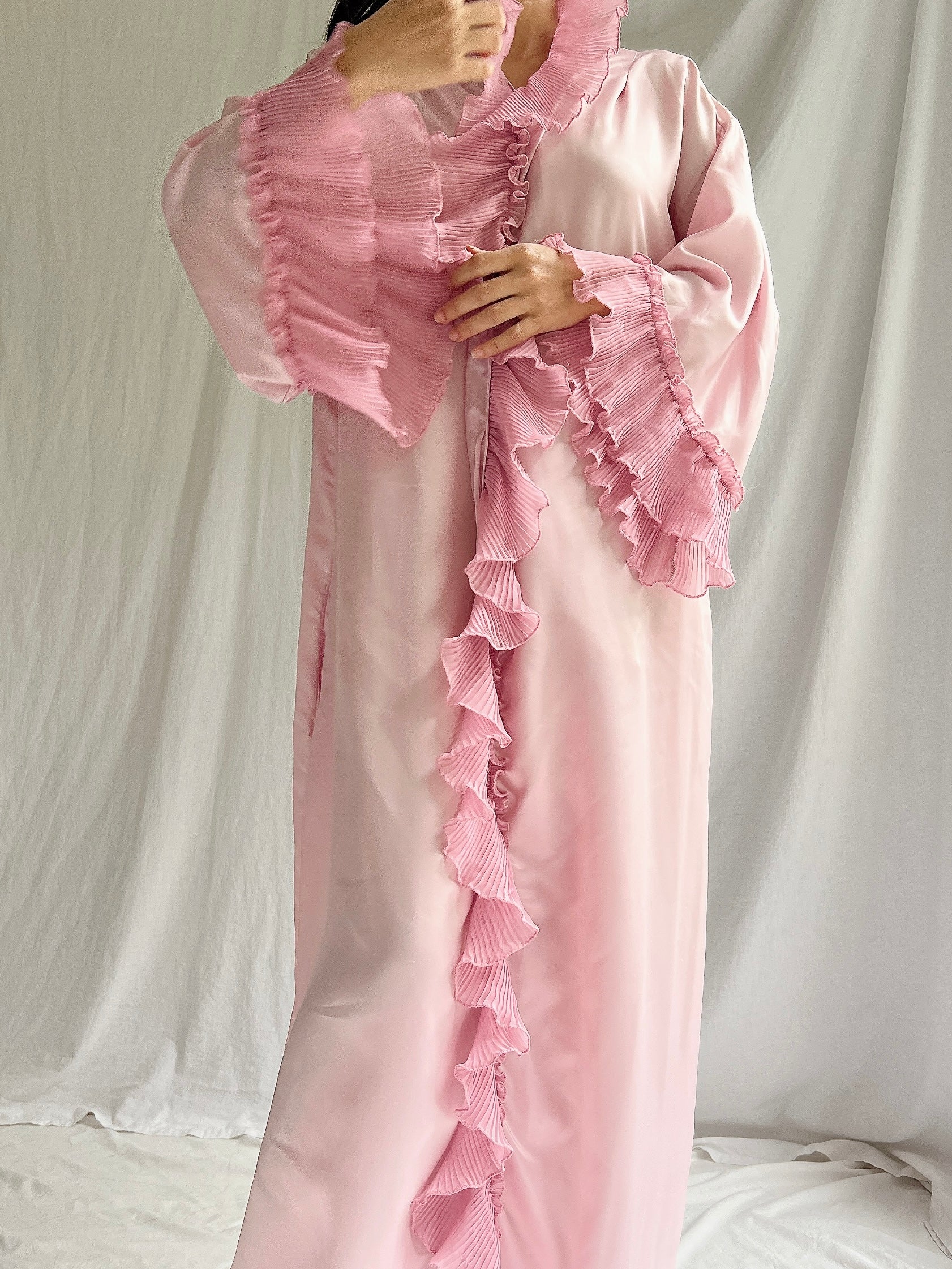 Vintage Lilac Mary McFadden Dressing Gown