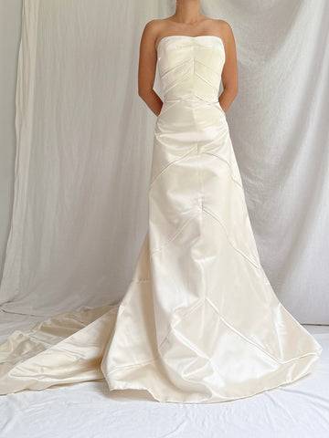 Vintage Pricilla of Boston Silk/Satin Gown - M/10