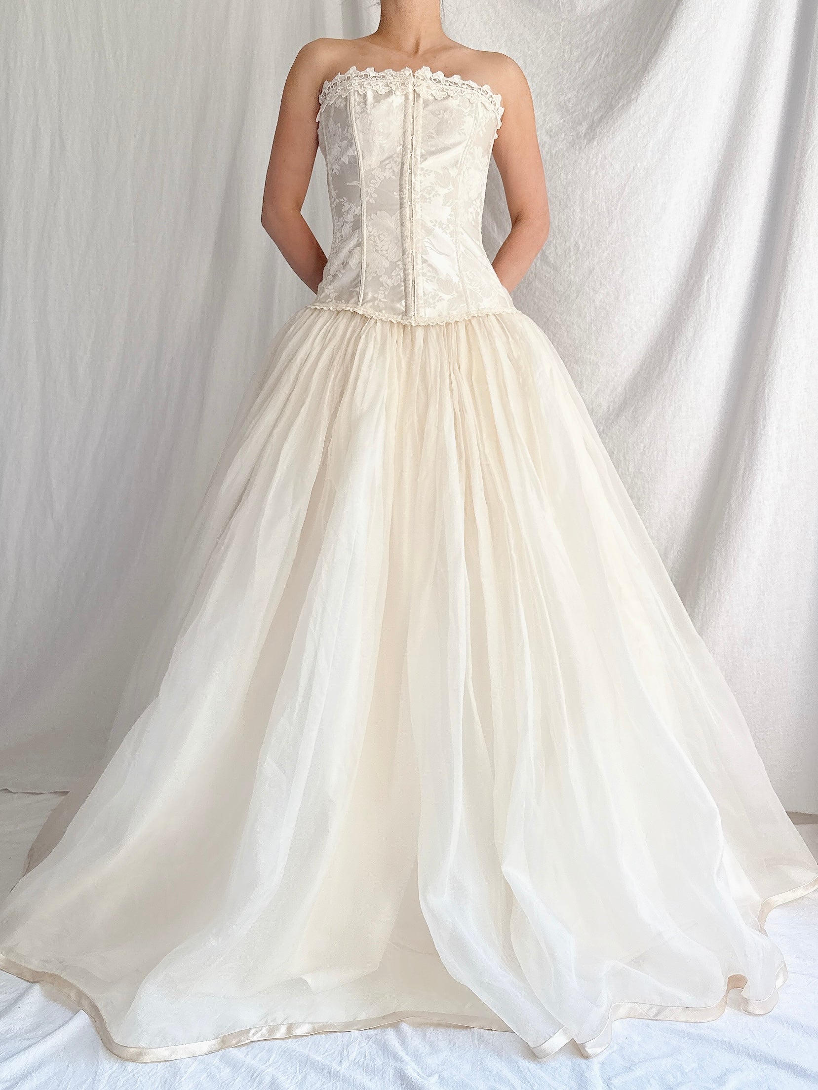 Vintage Silk Organza 2-Piece Set - S/M