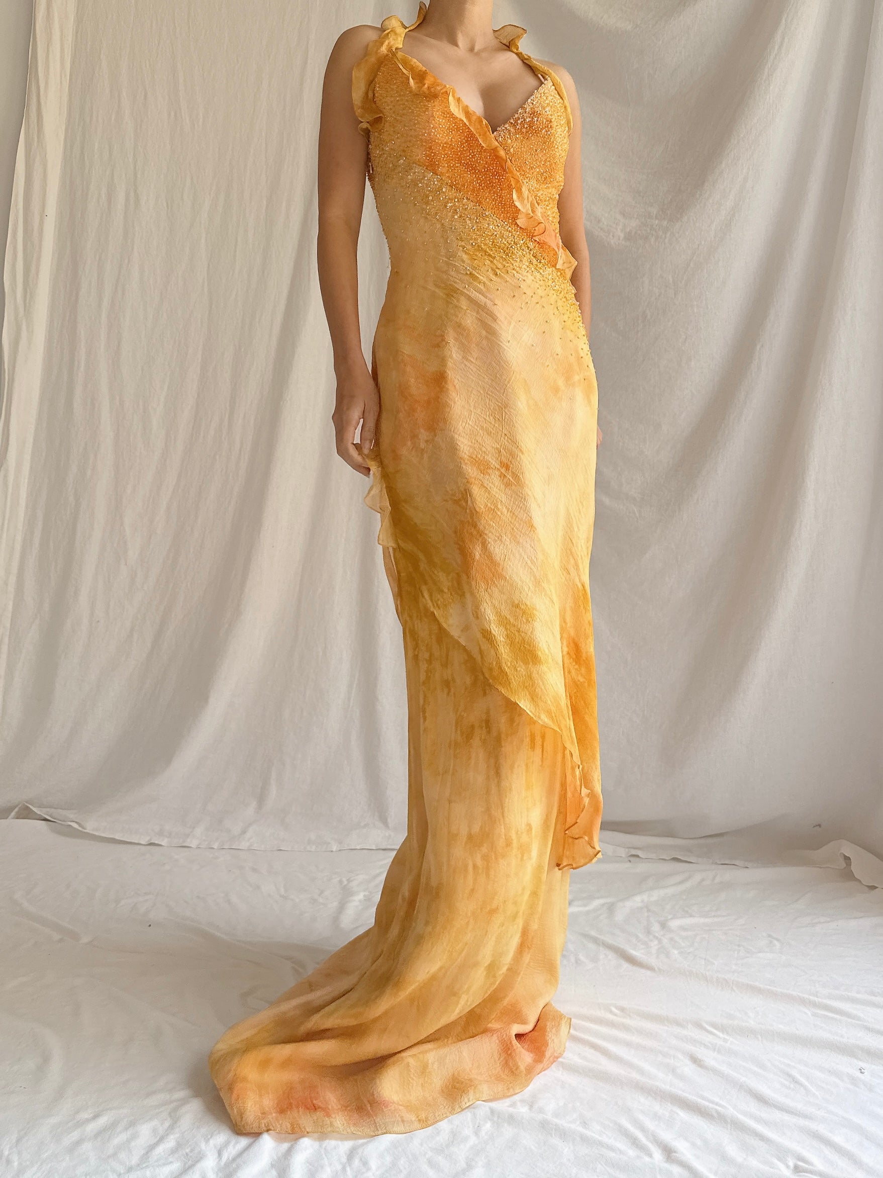 Vintage Silk YSA Makino Gown - S/M