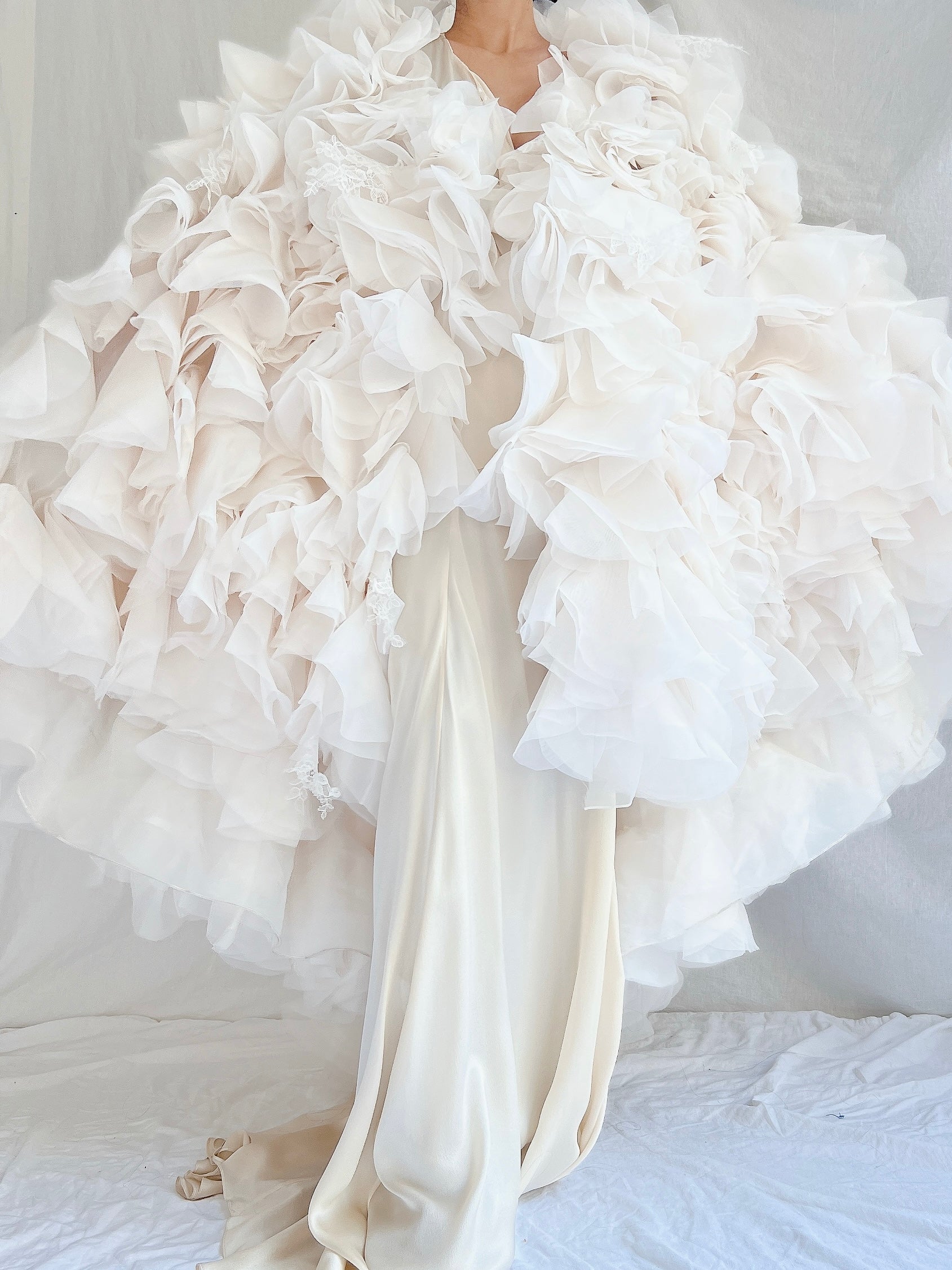 Organza and Lace Cape - OSFM