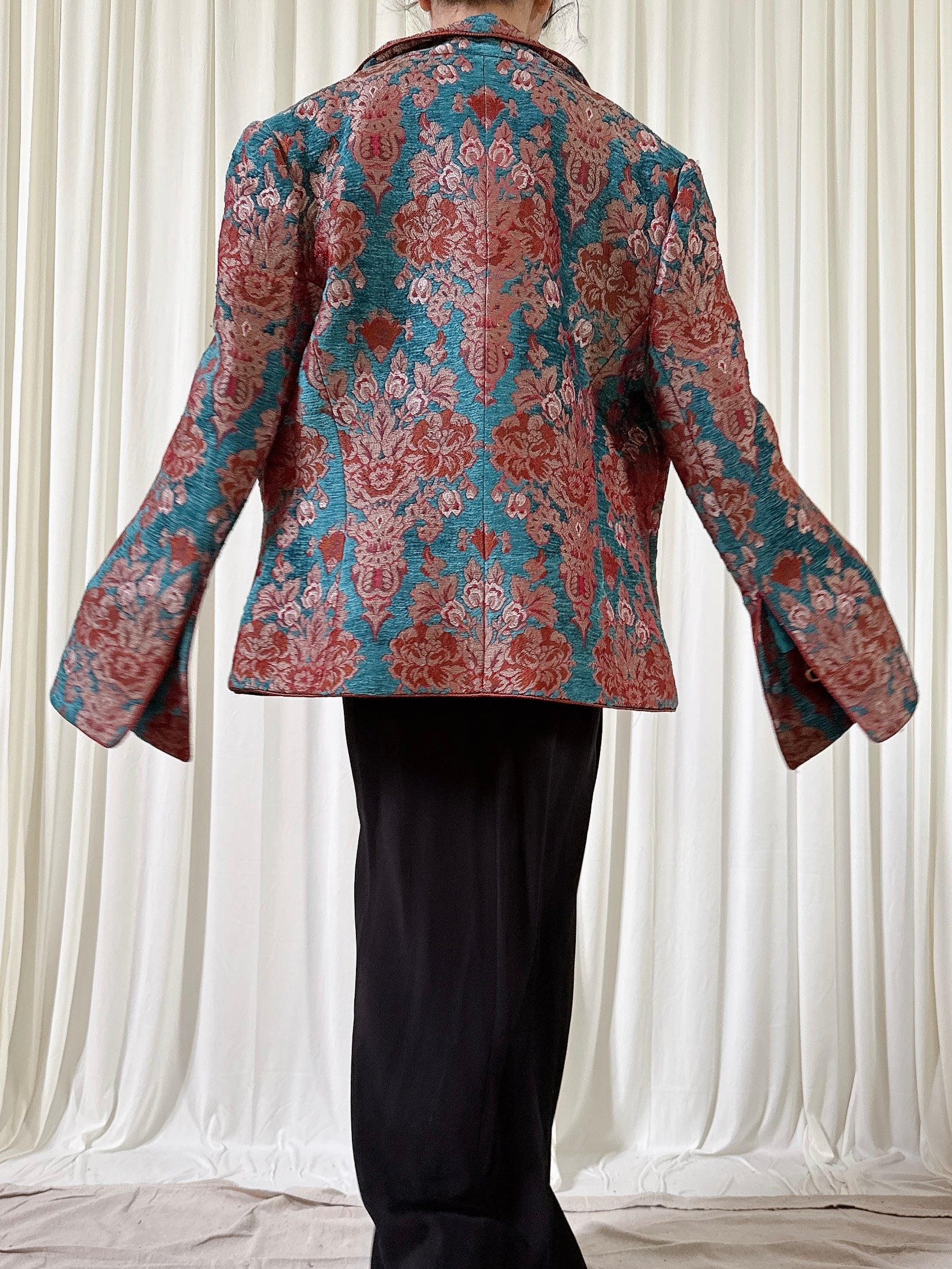 Vintage Paule Vasseure Bouquet Jacket - Size 48