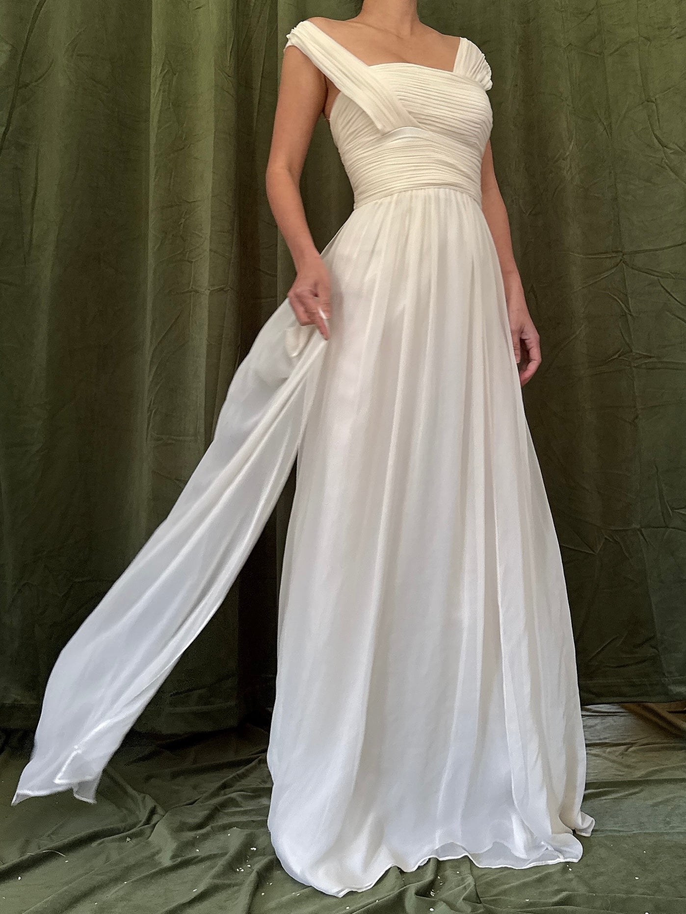 Vintage Rodriguez Silk Chiffon Gown - XS