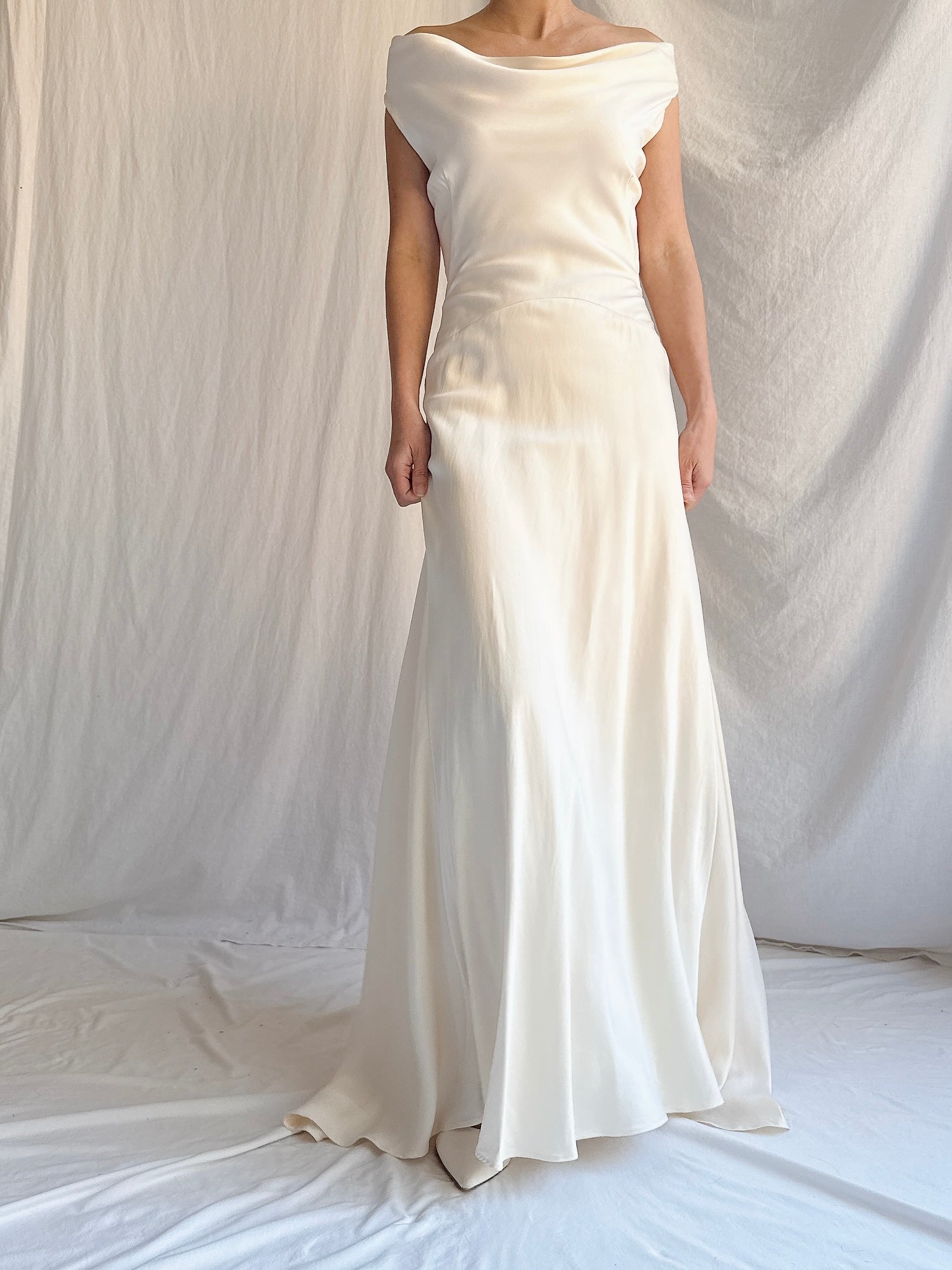 Vintage Silk Slip Dress - S