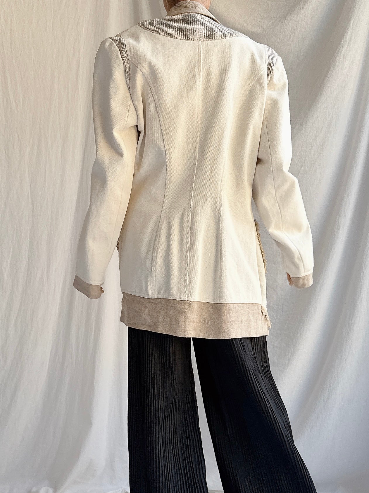 Vintage Patricia Forgeal Linen Jacket - M