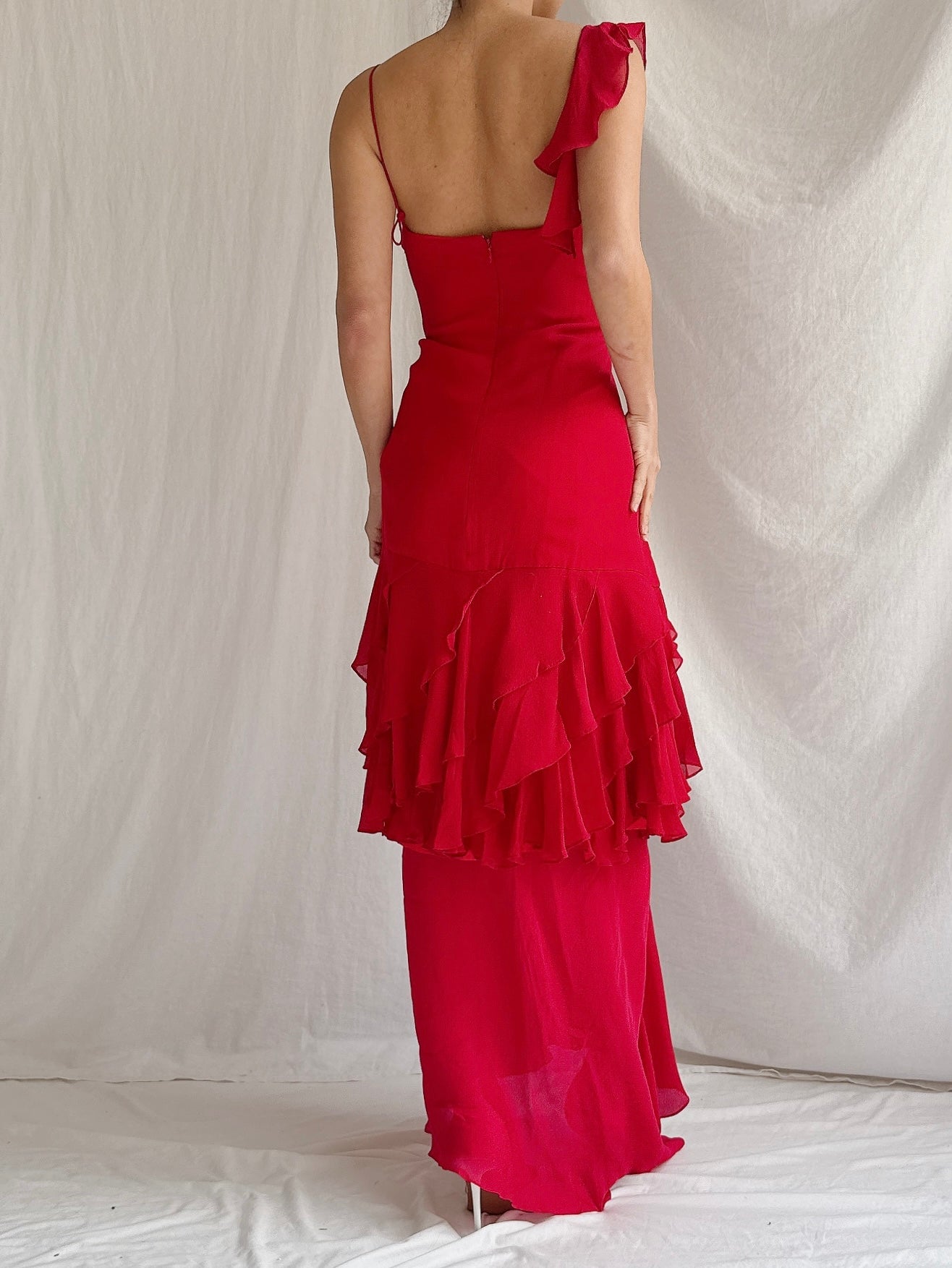 Vintage Italian Silk Gown - M/L