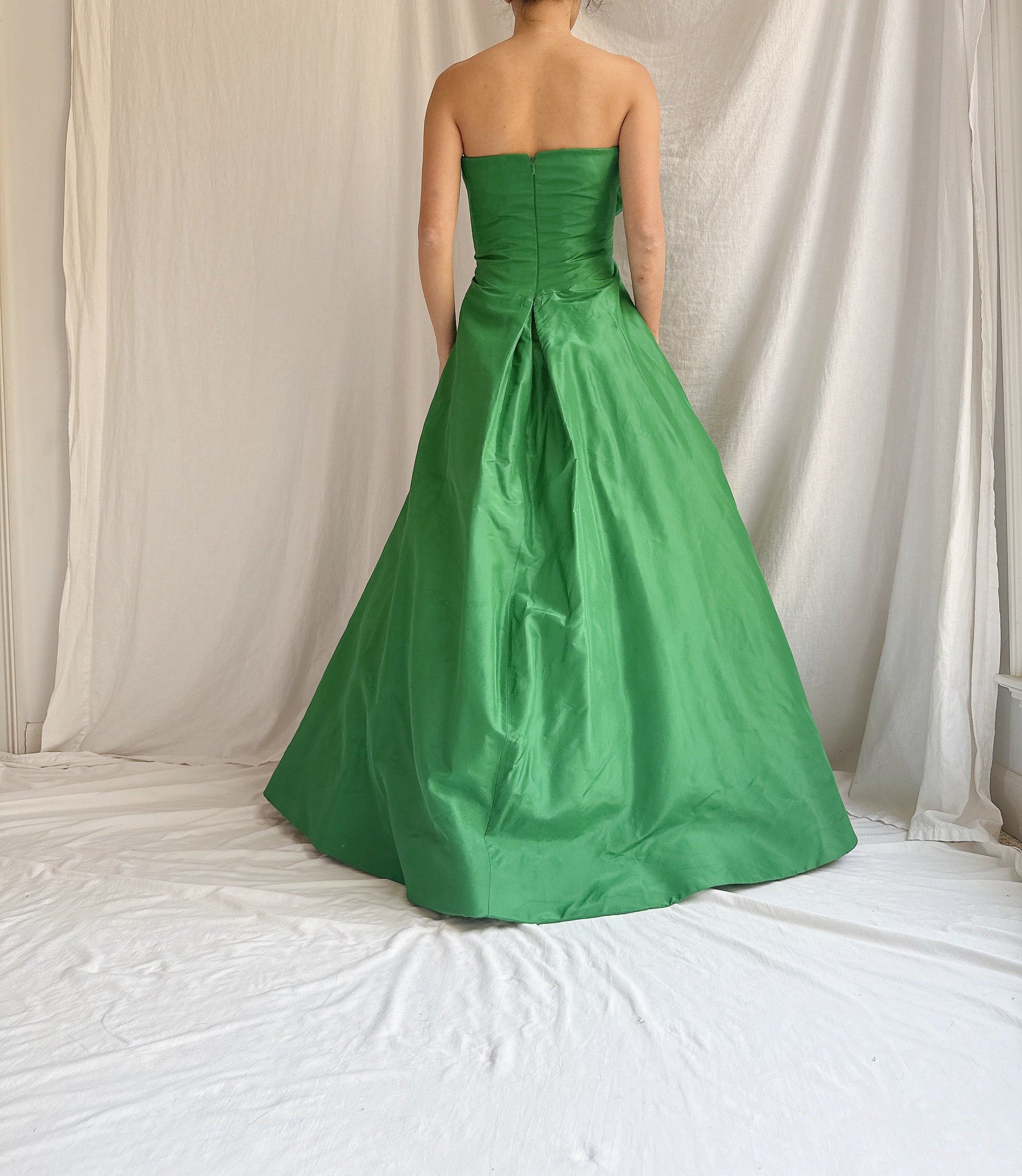 Vintage Scaasi Silk Gown - L