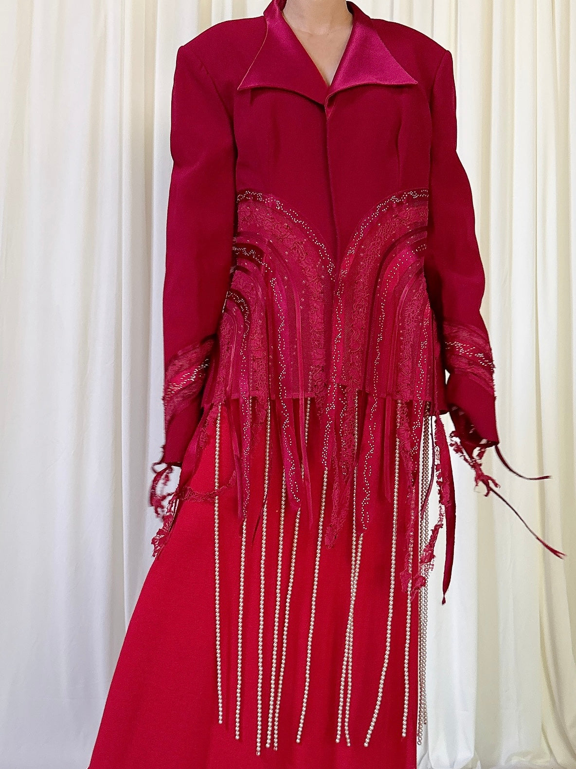 Vintage Alliage Red Jacket - Size FR 48