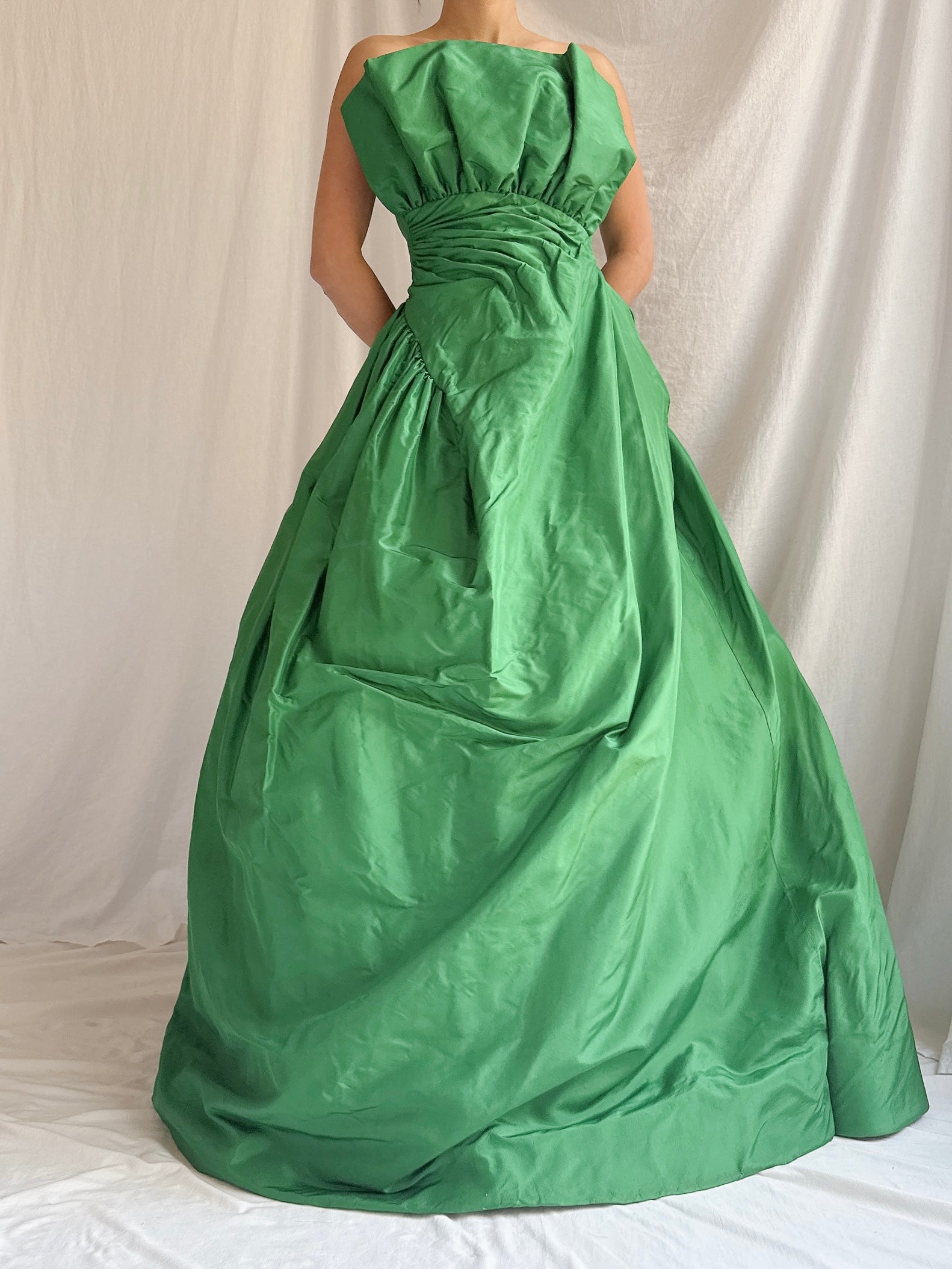 Vintage Scaasi Silk Gown - L