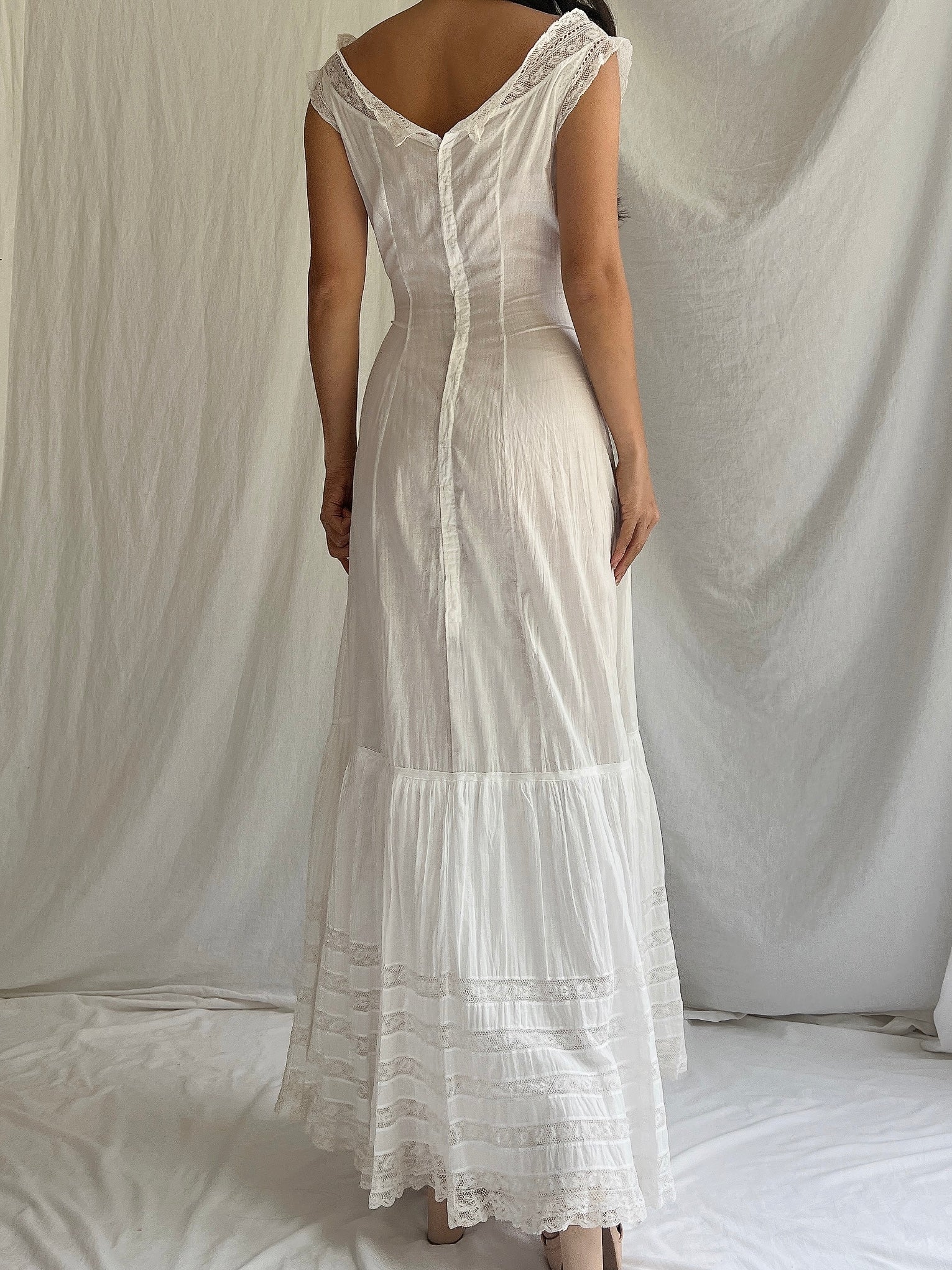 Antique Cotton Chemise - XS